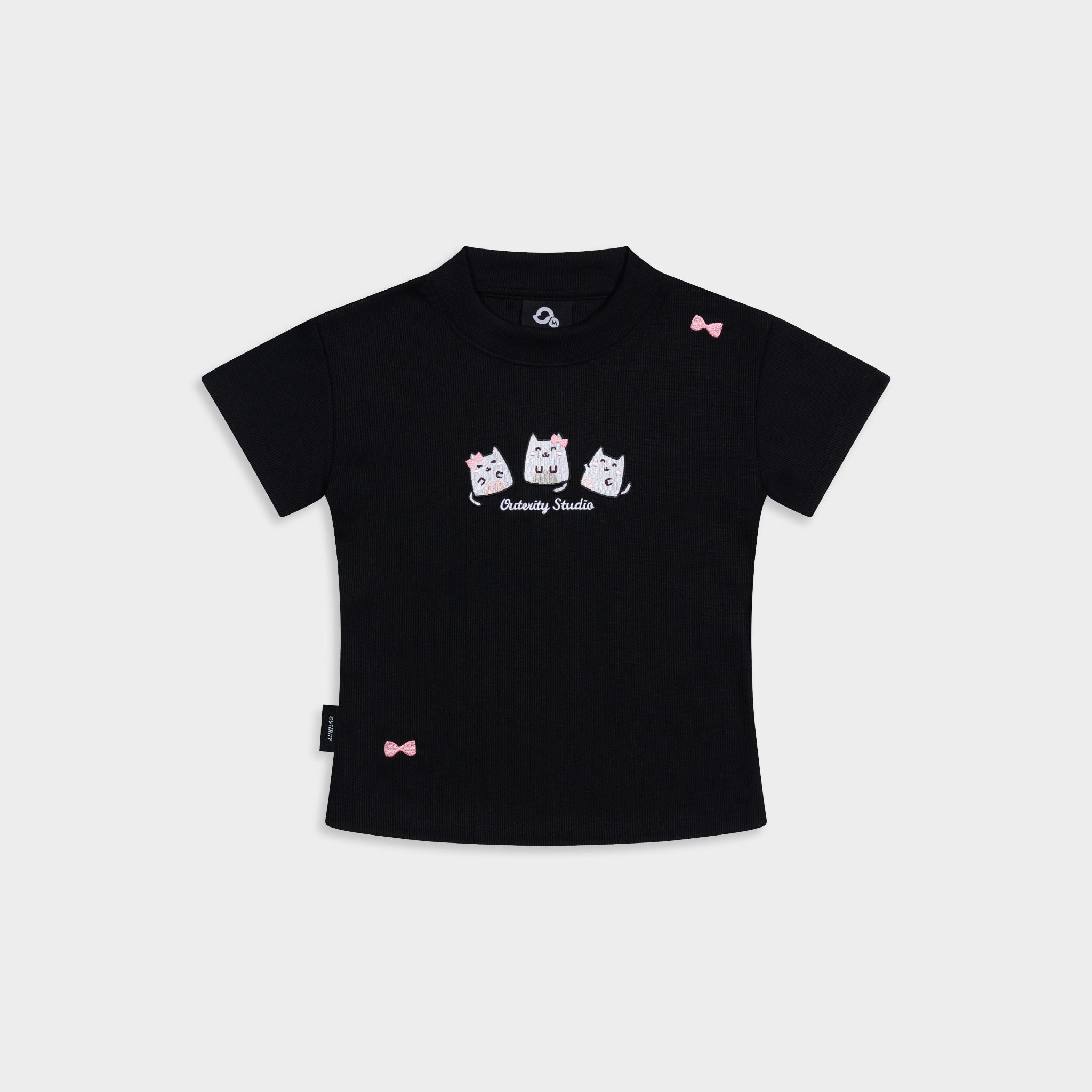 Áo Babytee Thun Gân Form Ôm Bowmeow