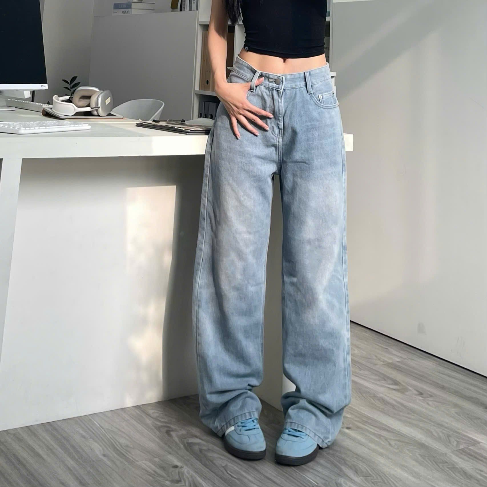 Outerity Jean Wash Ver.2 Cạp Cao Form Unisex