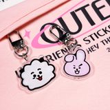  Áo Thun Outerity Line Friend BT21 Stickers / Pastel Pink 