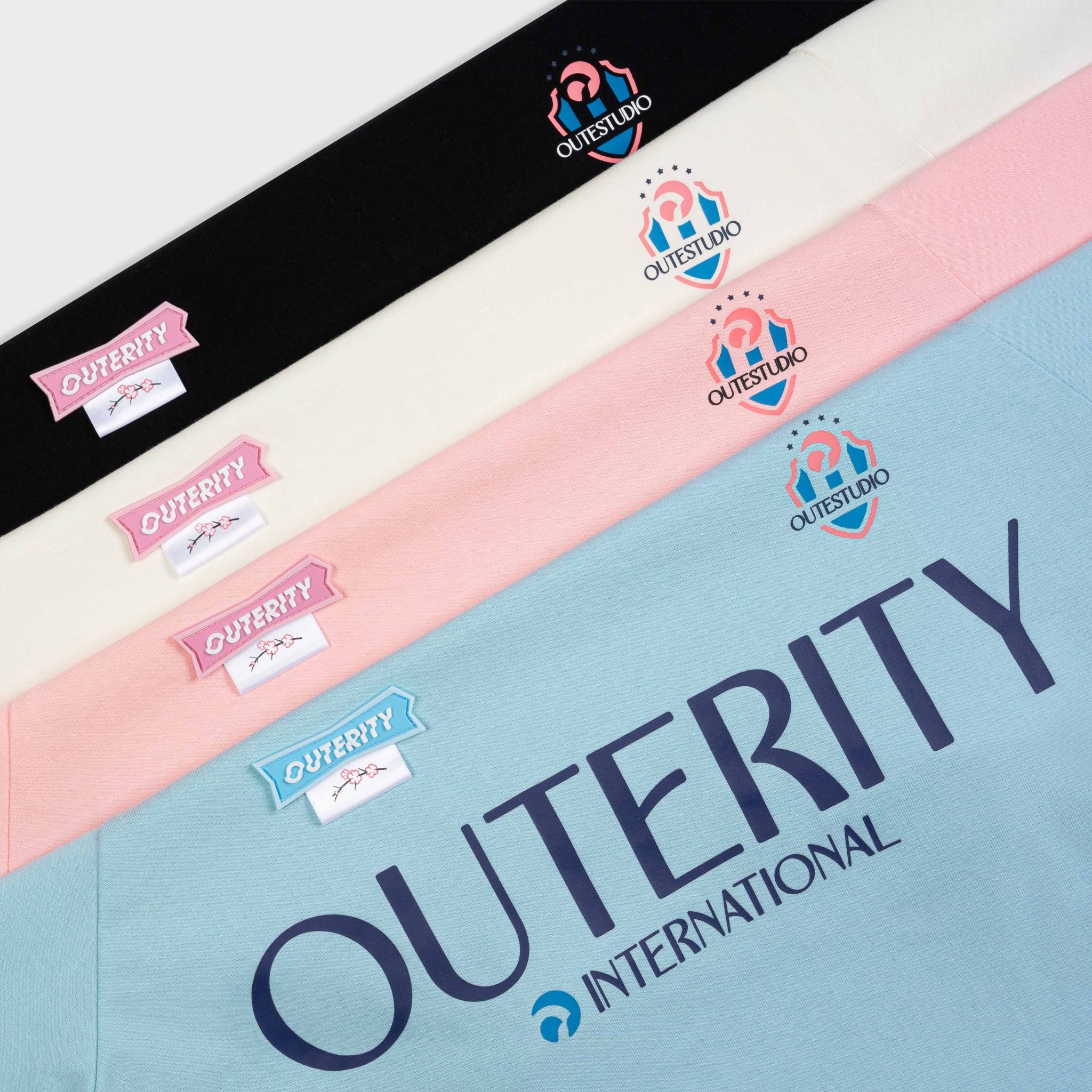 OuterityKids Five Stars Polo / Cannoli Cream