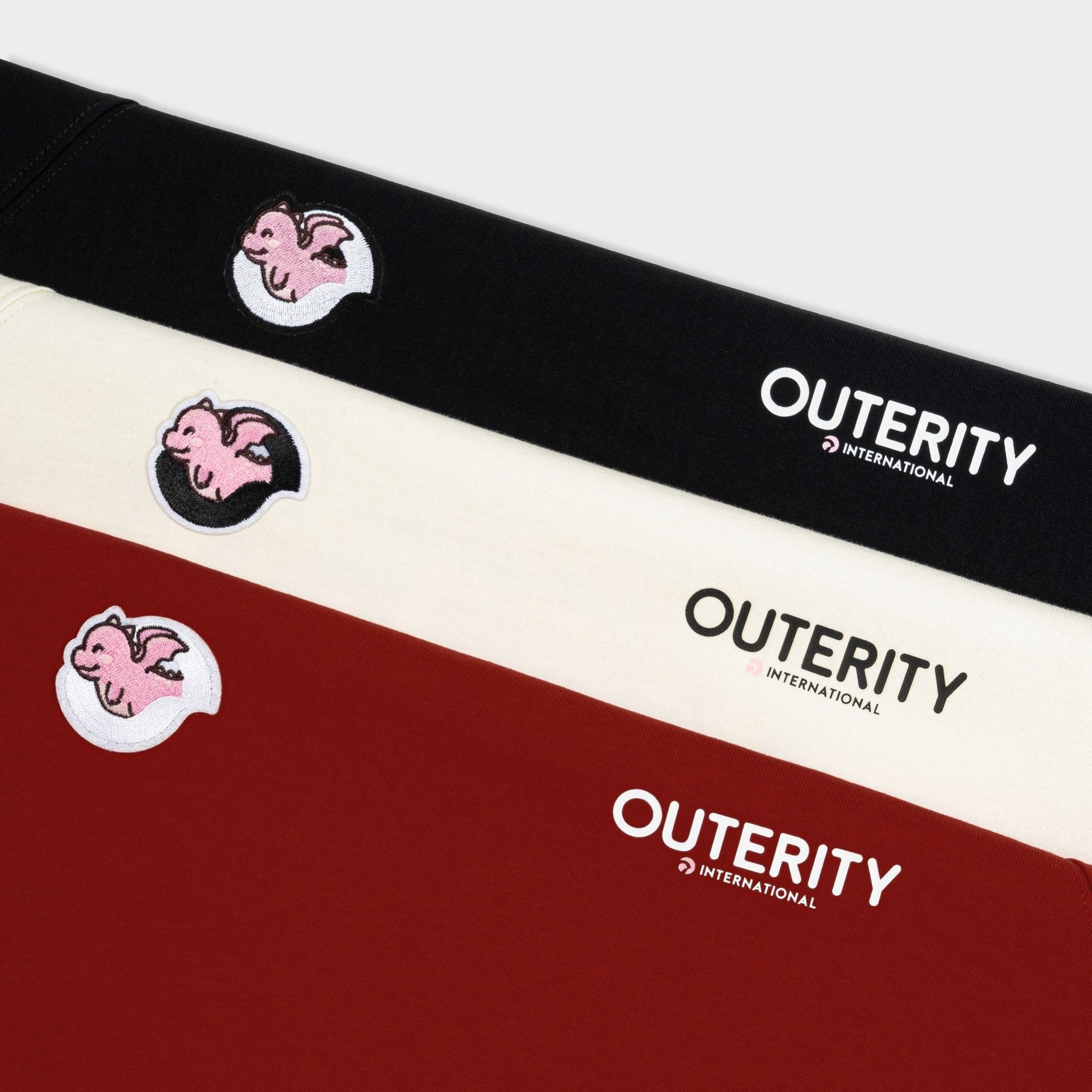 OuterityKids Dragon Tee / Cannoli Cream