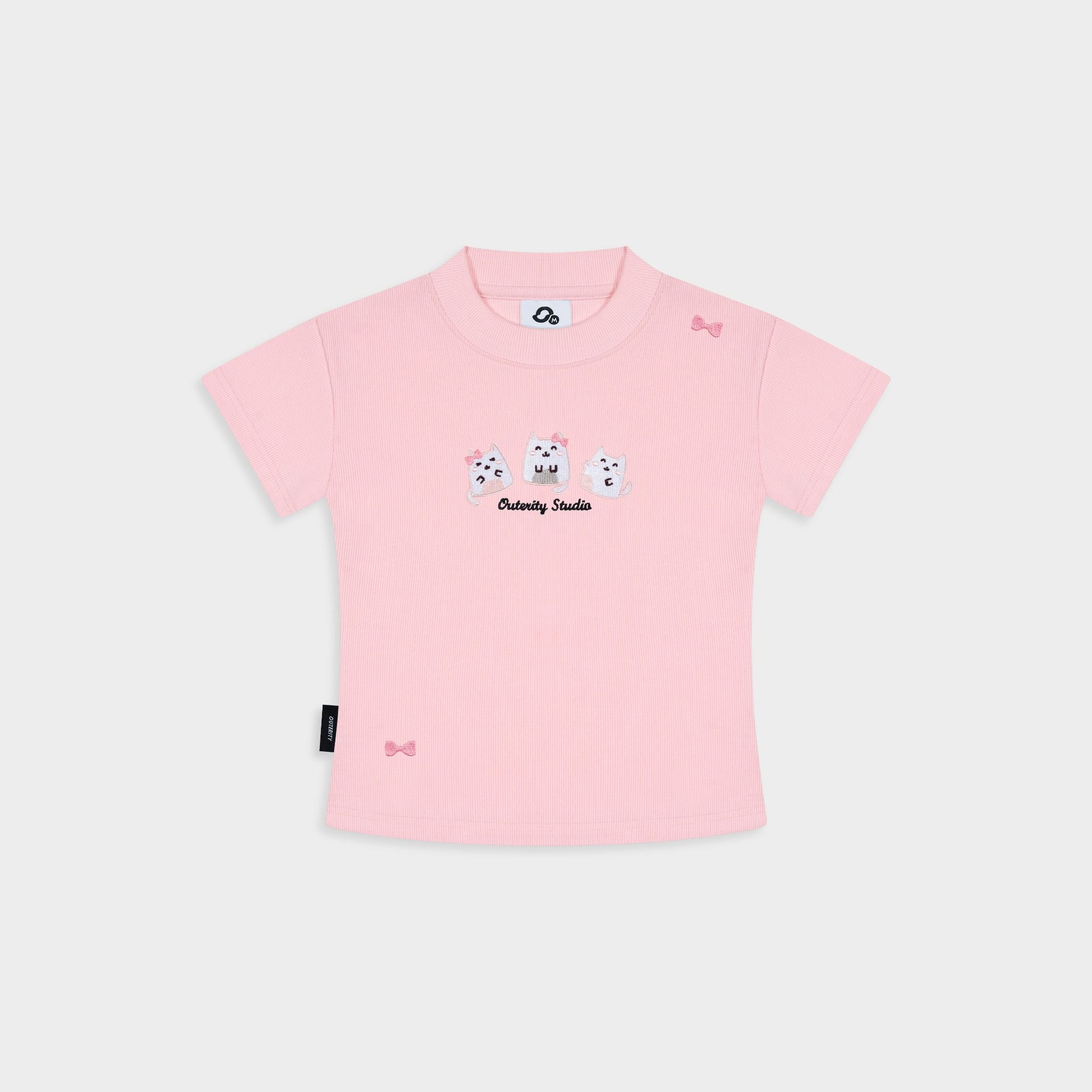 Áo Babytee Thun Gân Form Ôm Bowmeow