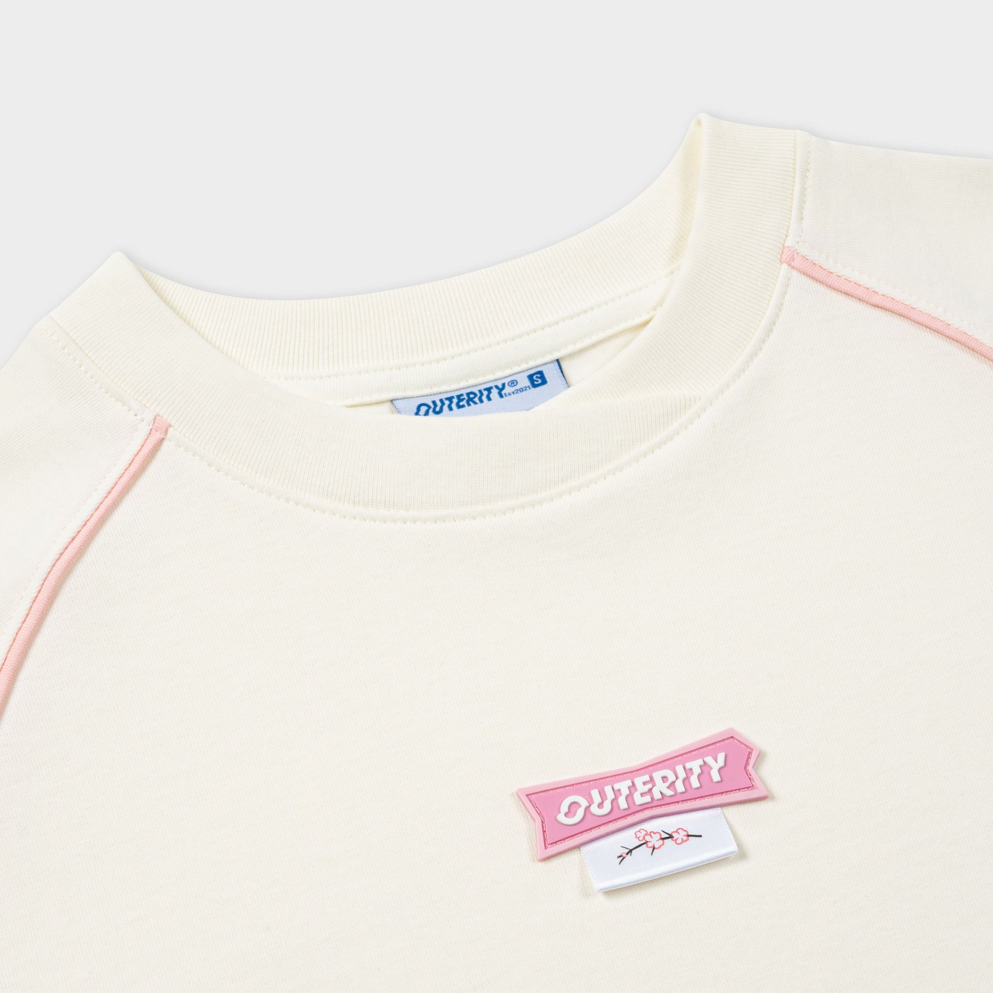 Outerity Pesca Tee / Cannoli Cream