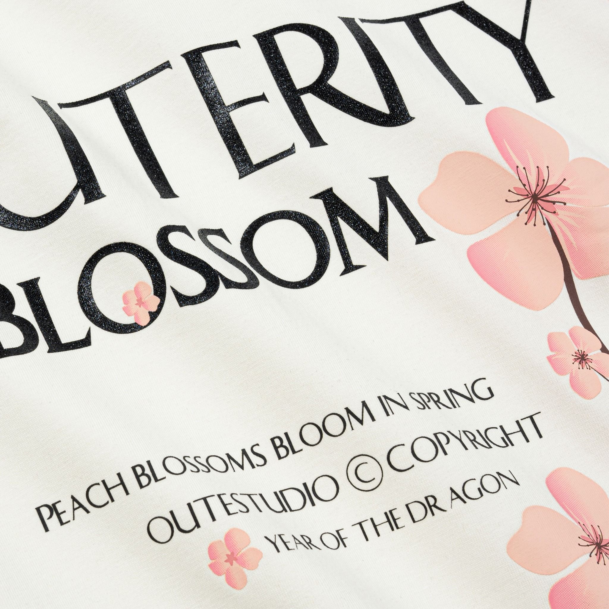 Outerity Blossom Tee / Cannoli cream