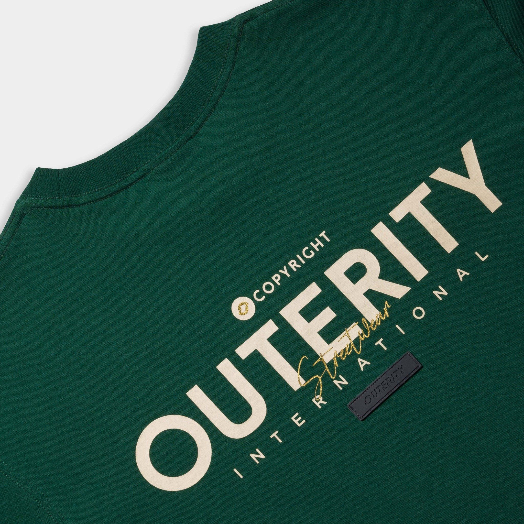 MULTIFONT TEE - Dark Green Color