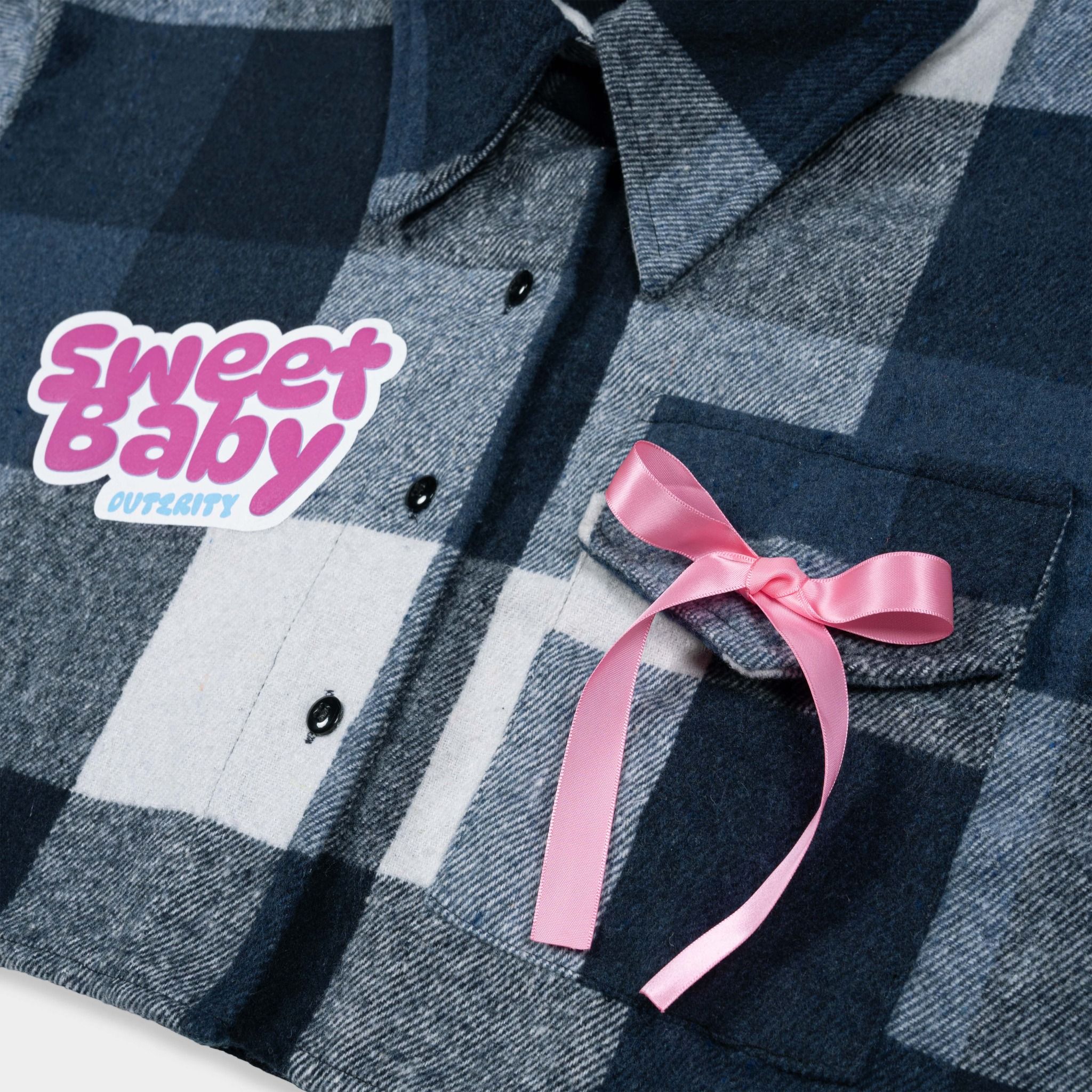 Áo Flannel Outerity SweetBaby / ExtraBlue