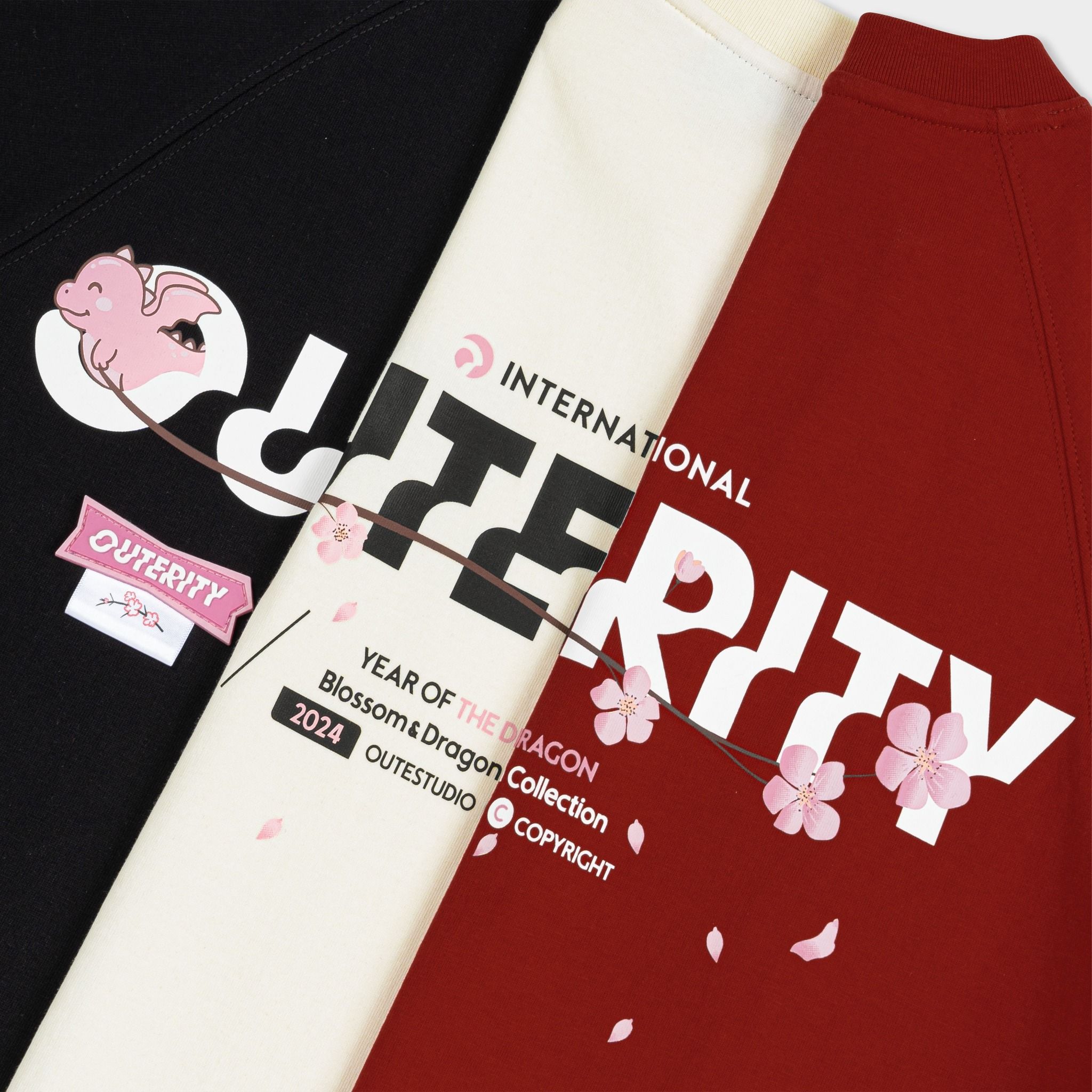  OuterityKids Dragon Tee / Red 