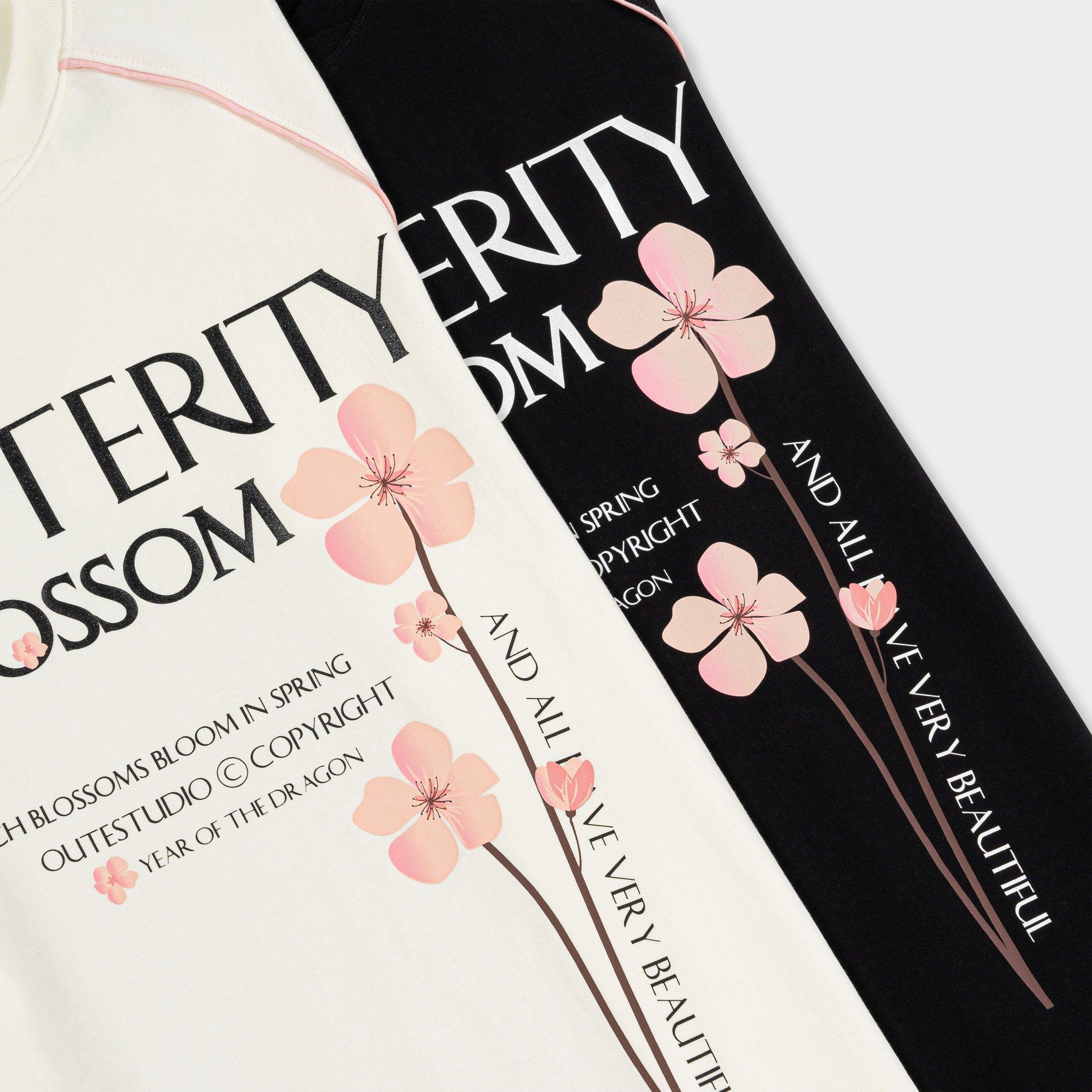 OuterityKids Blossom Tee / Black