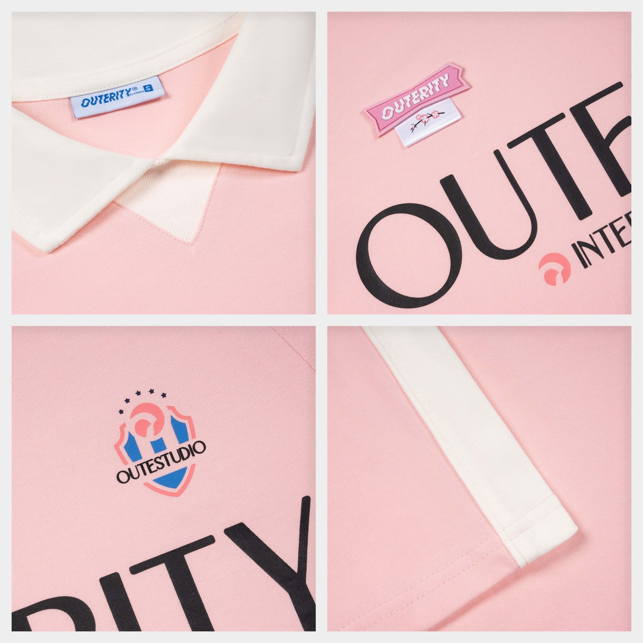  Polo Outerity Five Star / Pastel Pink 