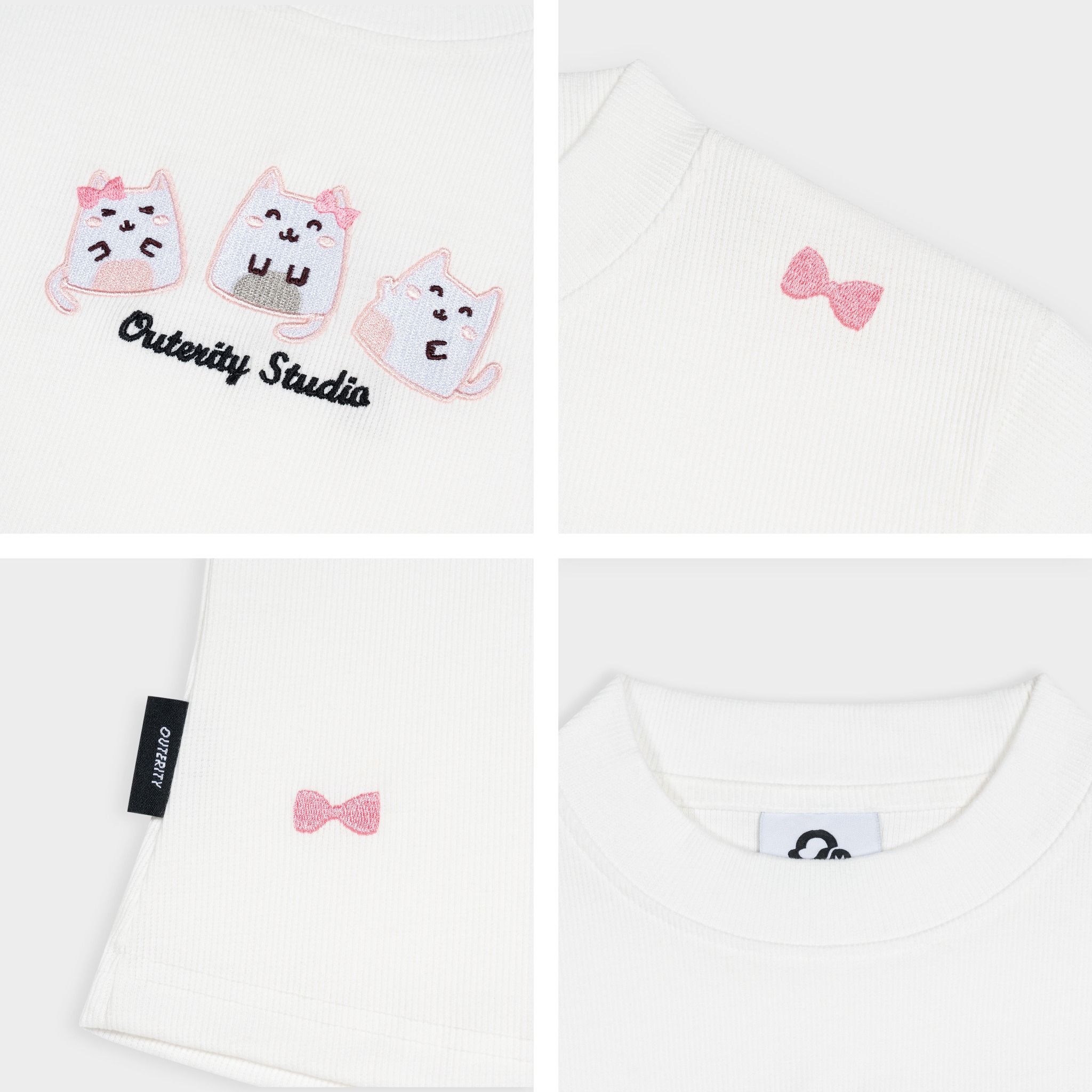 Áo Babytee Thun Gân Form Ôm Bowmeow
