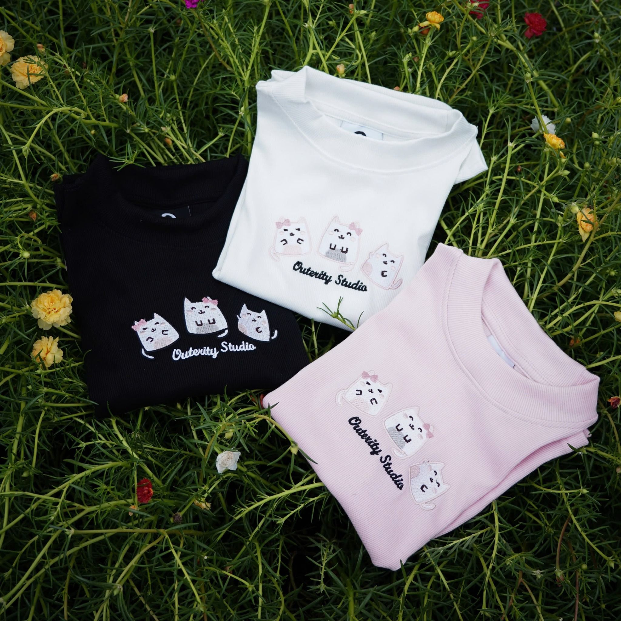 Áo Babytee Thun Gân Form Ôm Bowmeow