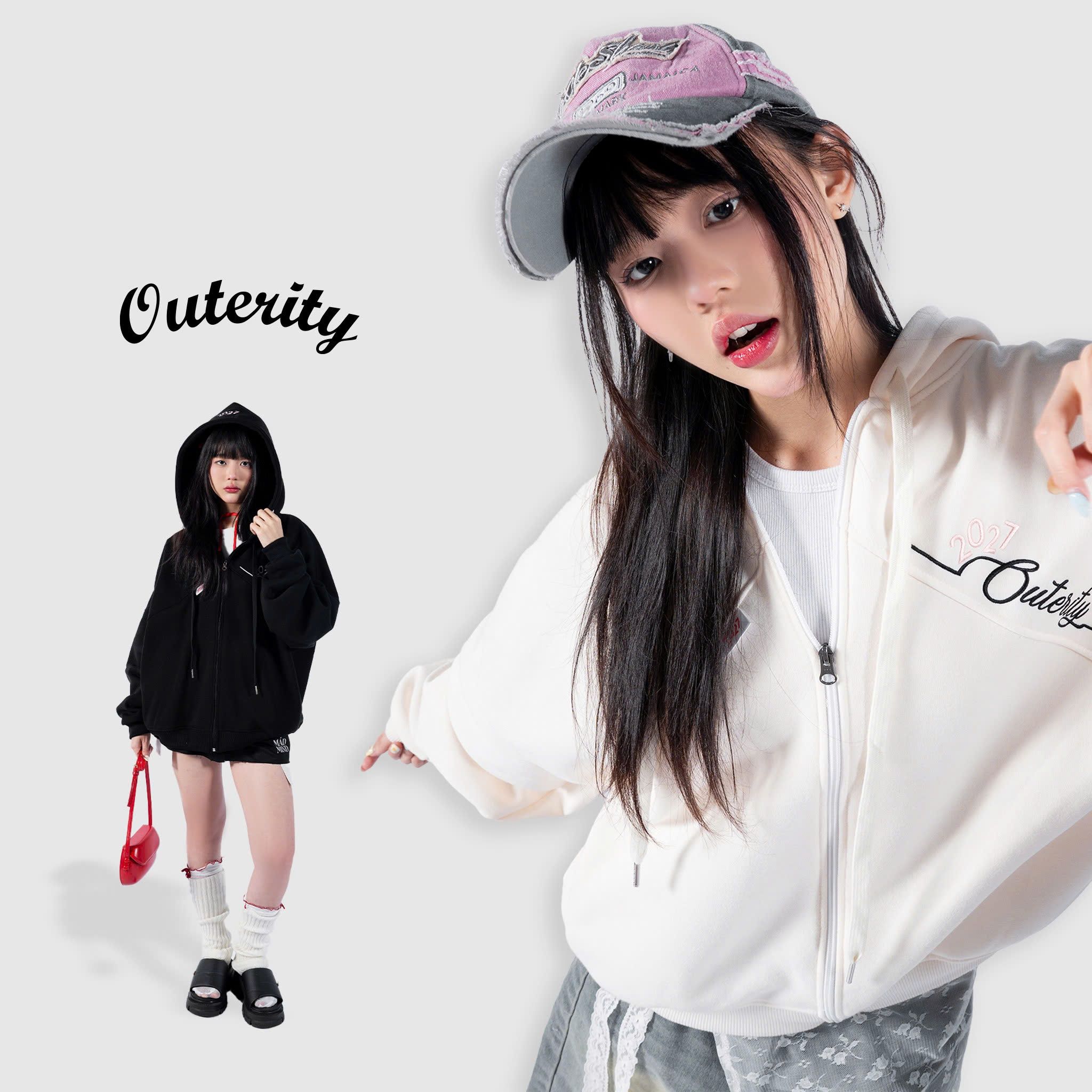 Áo Khoác Hoodie Zip Outerity 2027