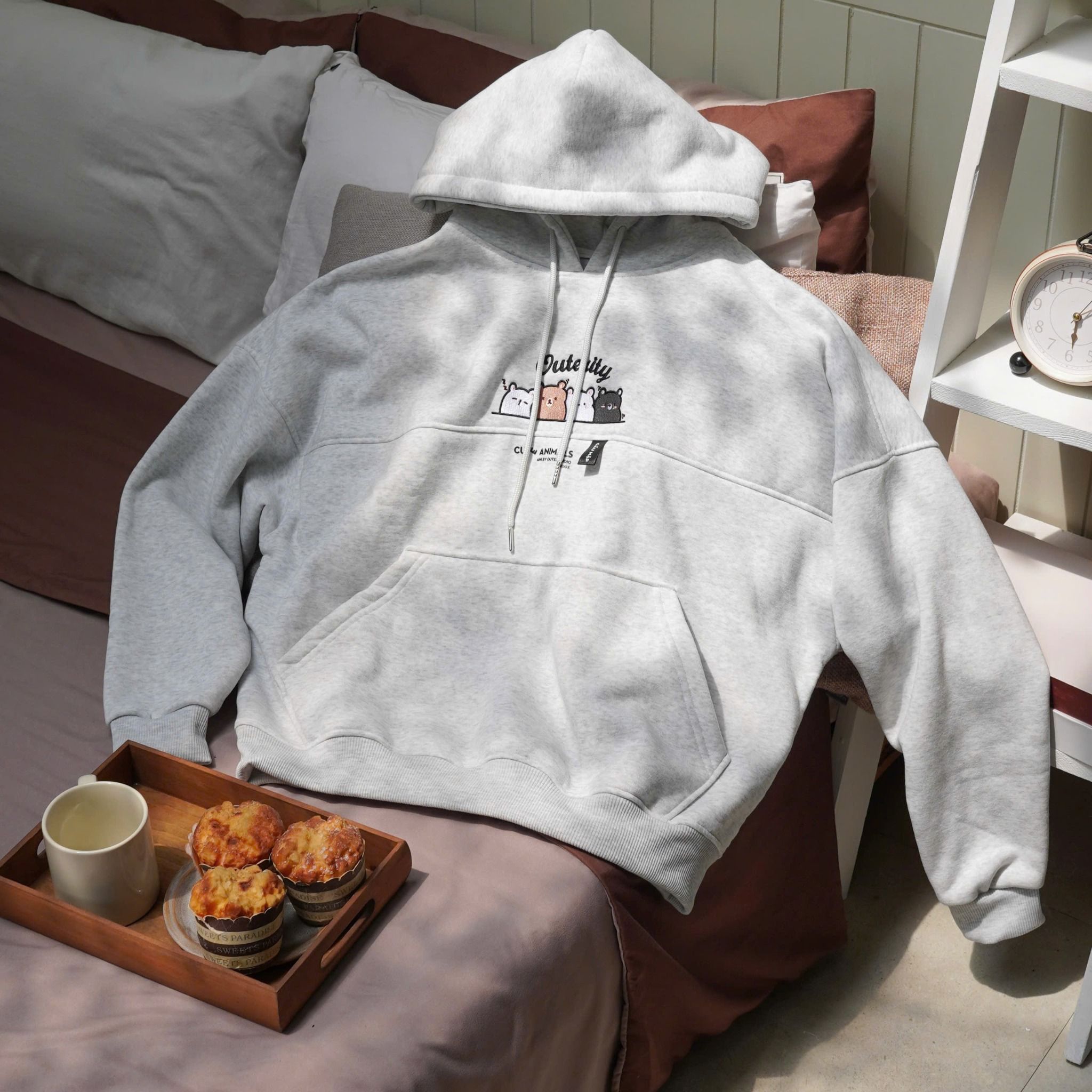 Áo Khoác Hoodie Outerity Gấu Mập