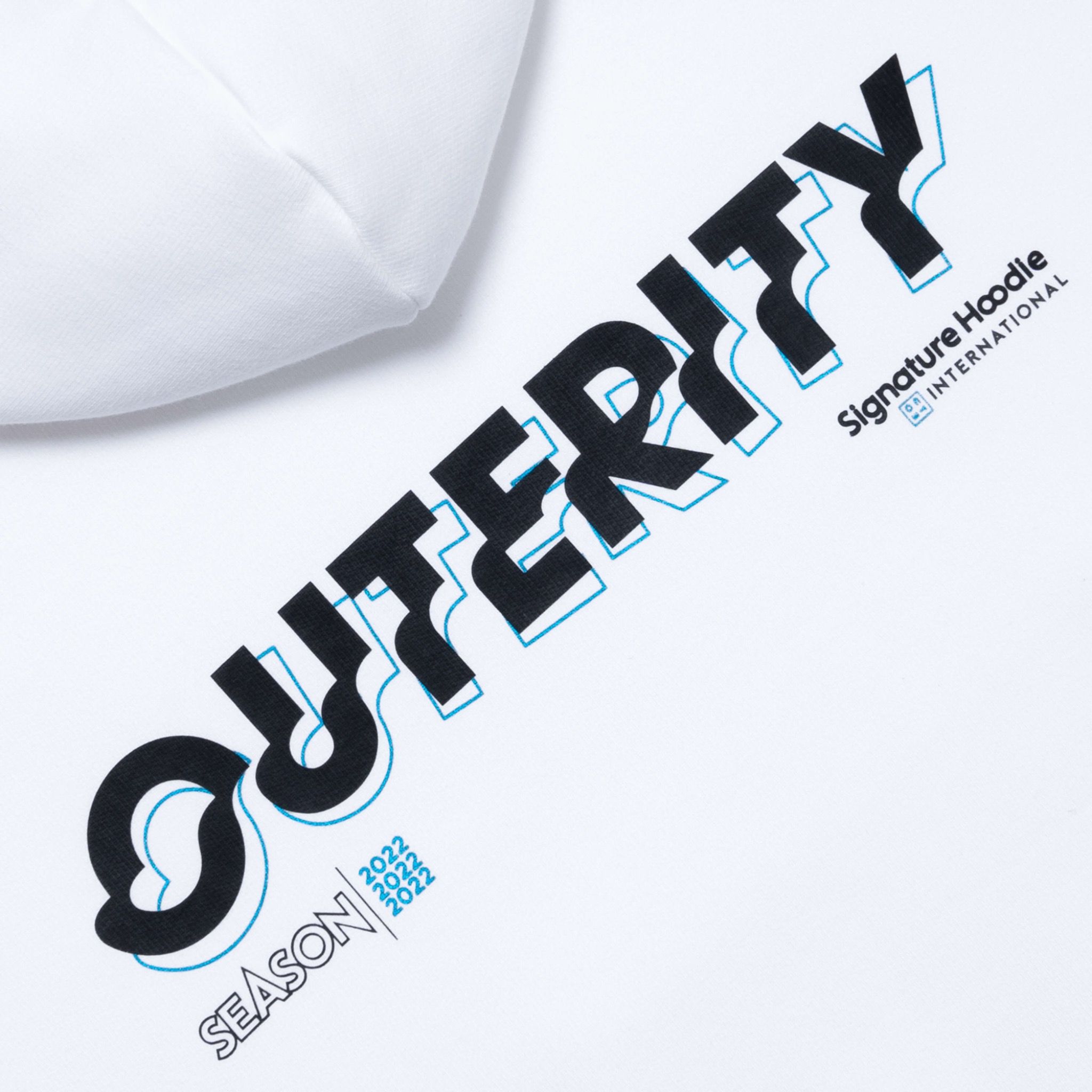 .SIGNATURE SEASON 2022 HOODIE / WHITE COLOR