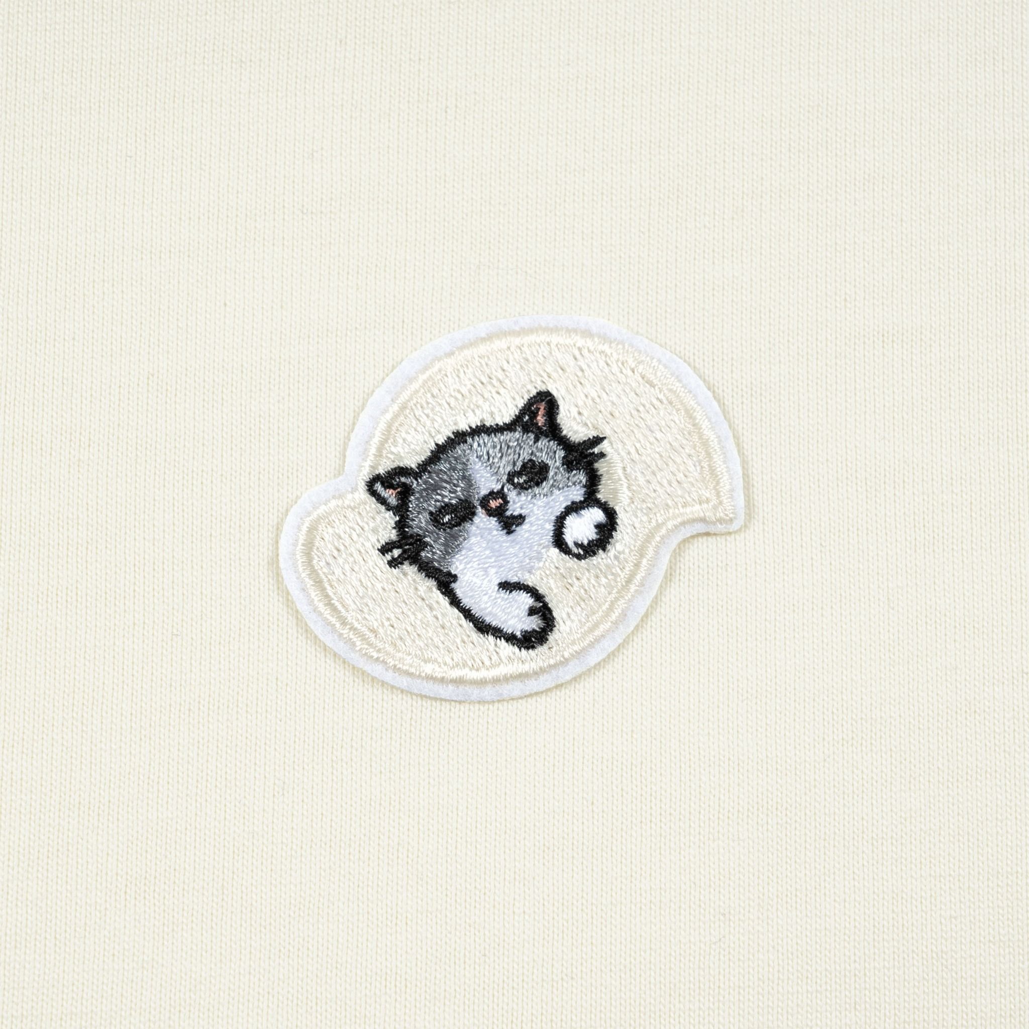 Baby Tee Outerity Line Meow / Canoli Cream