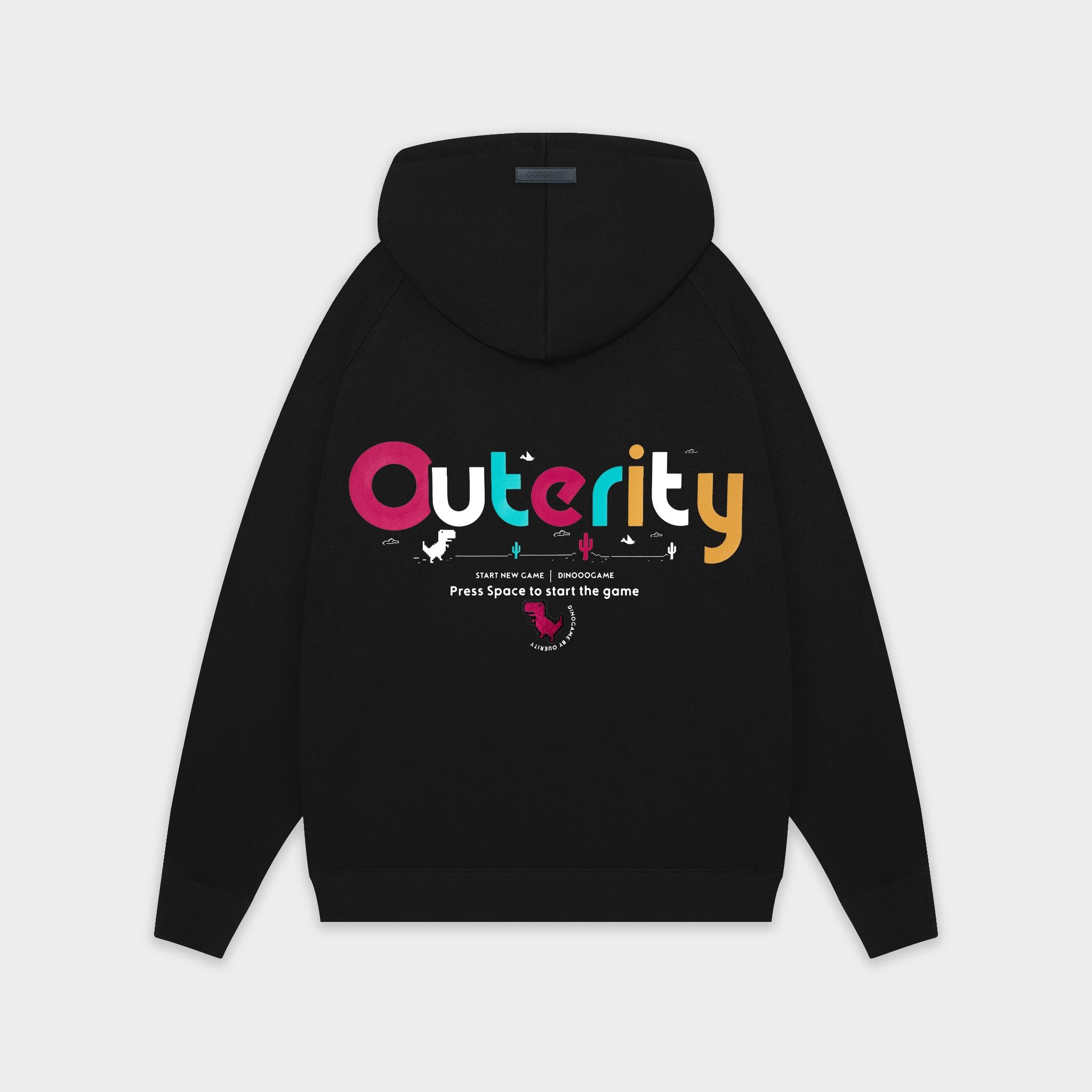  Hoodie Outerity No Internet / Black 