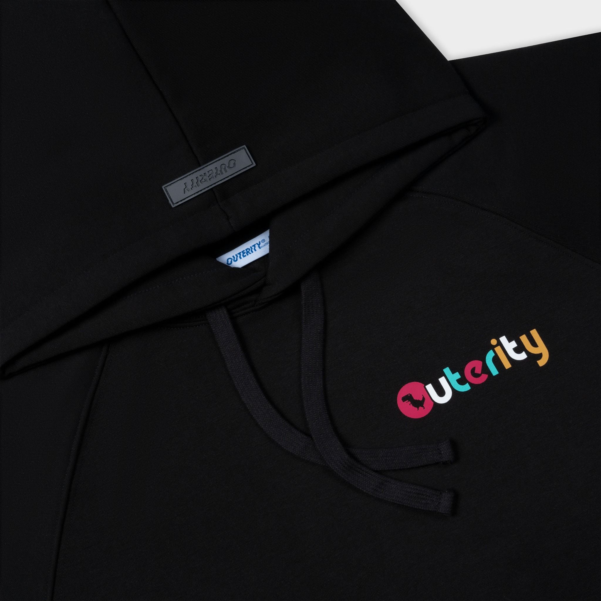 Hoodie Outerity No Internet / Black