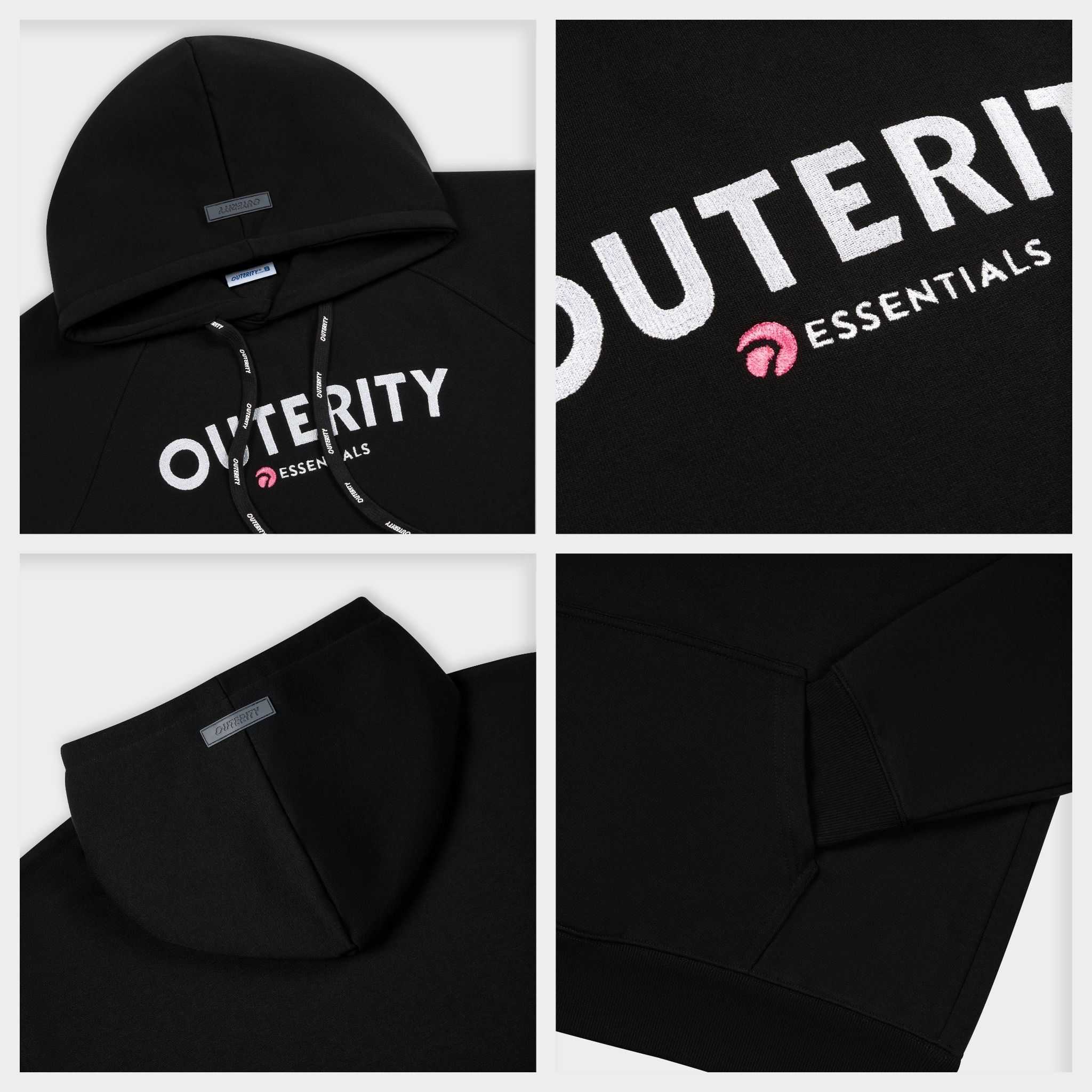 Hoodie Outerity Bare / Black