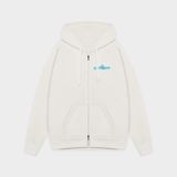  Outerity Hoodie Double Zip Blue Fish / Canoli Cream 