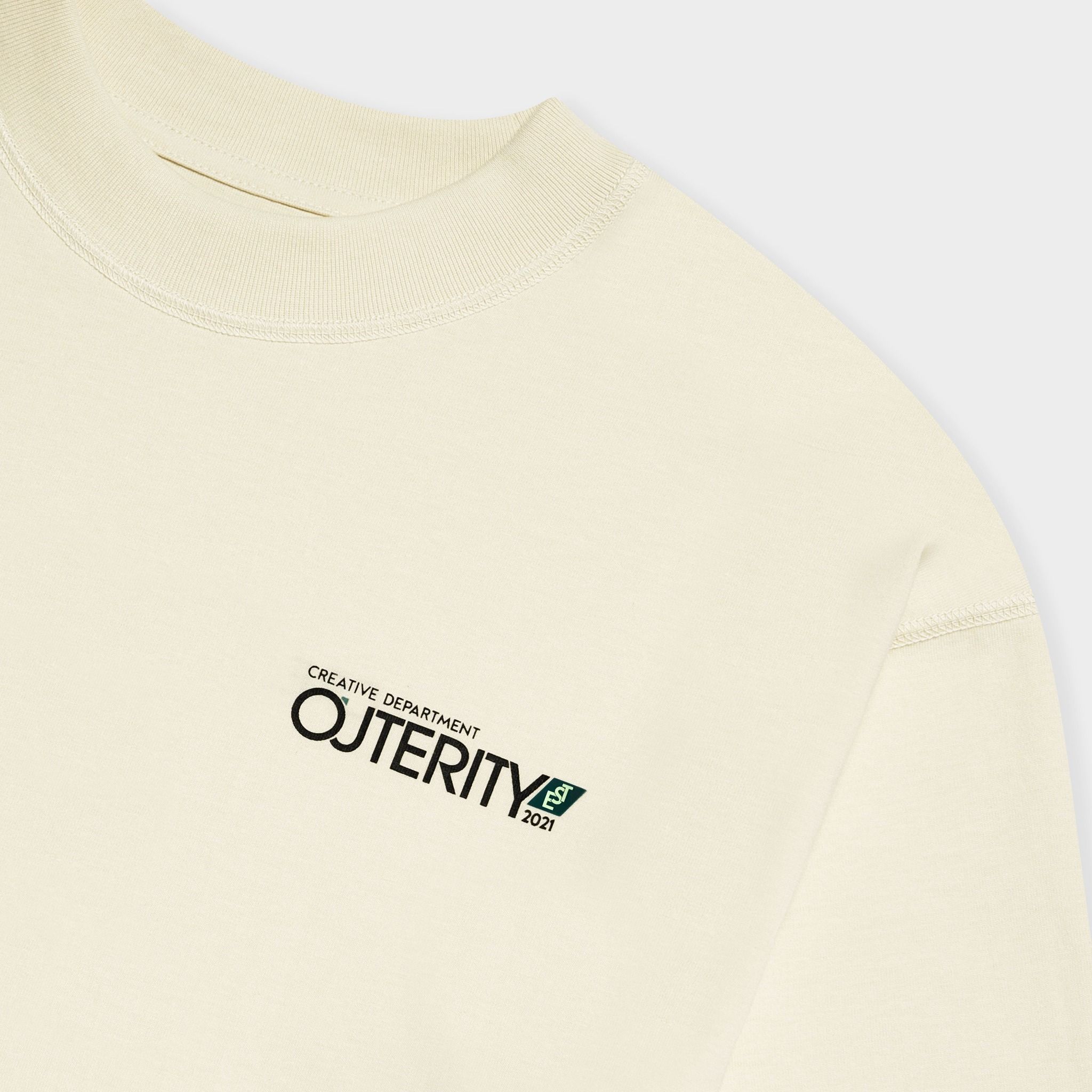 Outerity Double Tee Collection - Flowers / Whitecap Gray