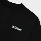  Outerity Double Tee Collection - Blue Heart / Black 