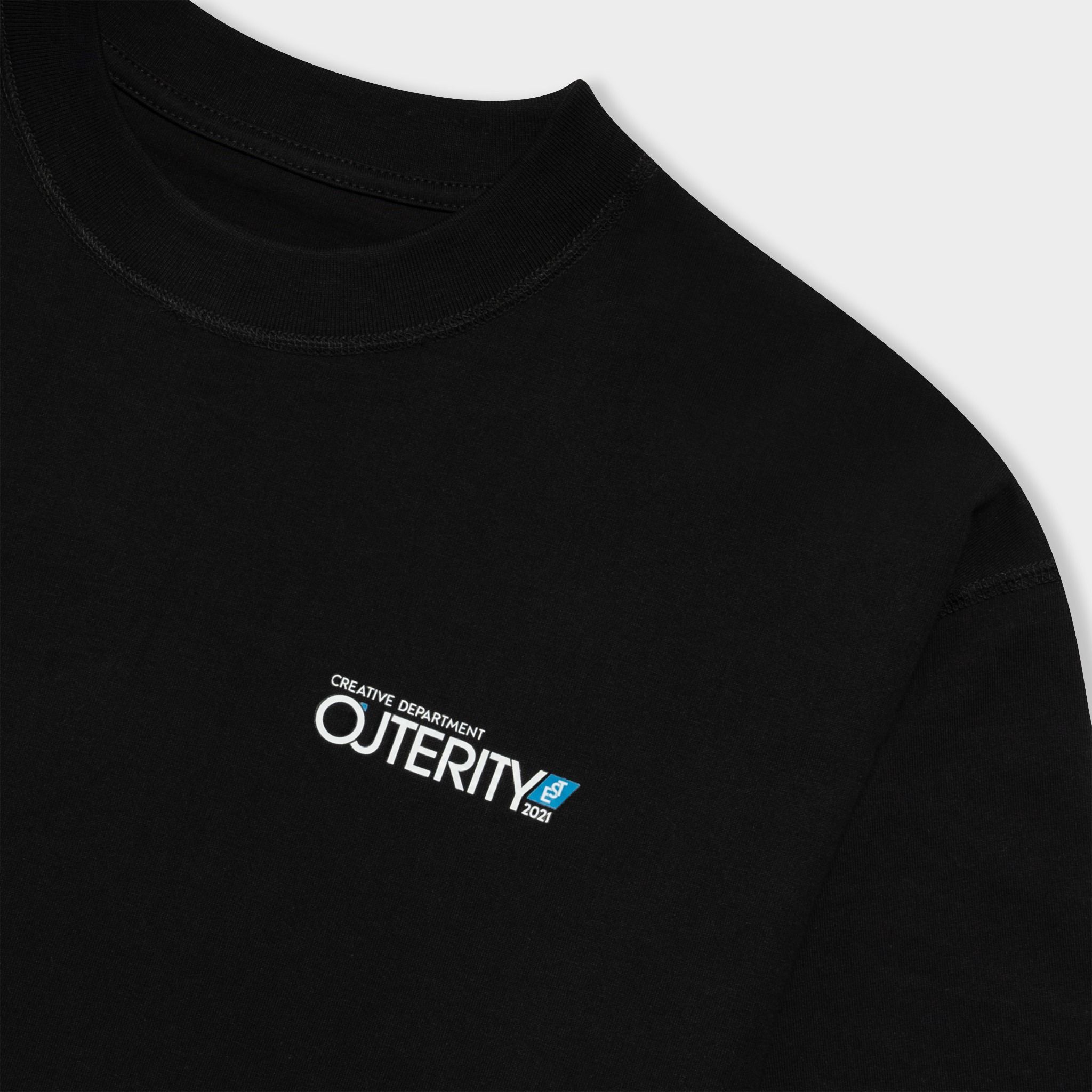Outerity Double Tee Collection - Blue Heart / Black