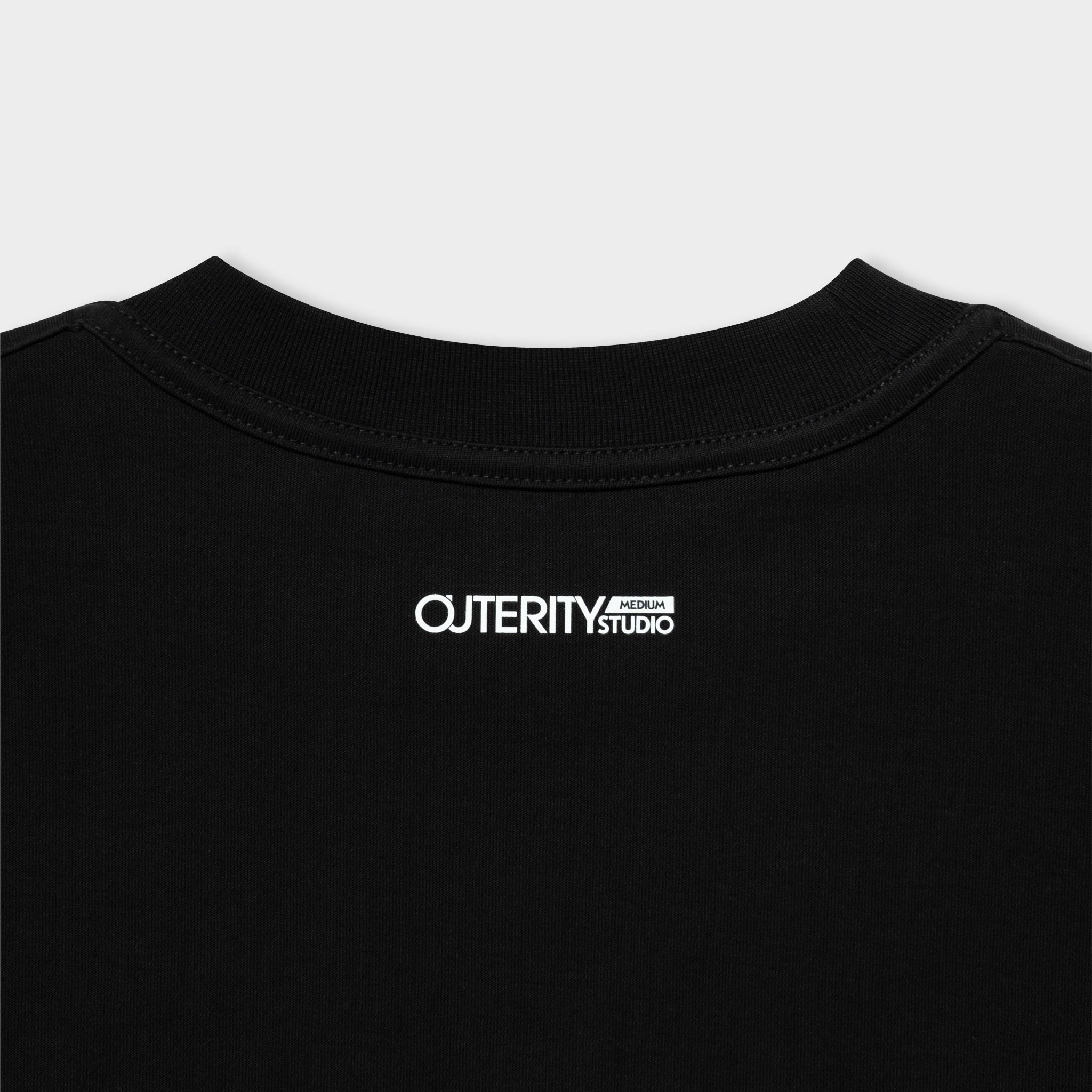 Outerity Double Tee Collection - Blue Heart / Black
