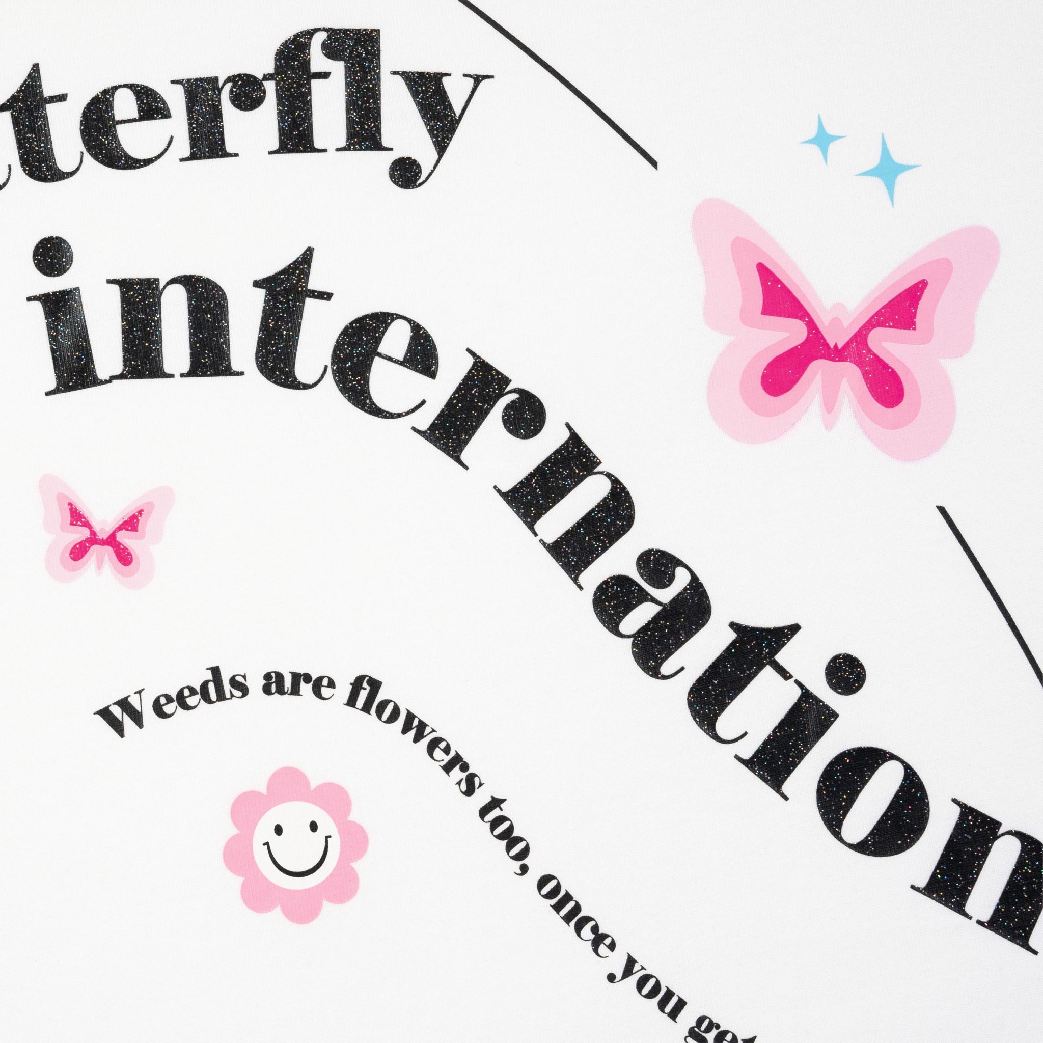 Outerity Little Butterfly Tee / White new Color