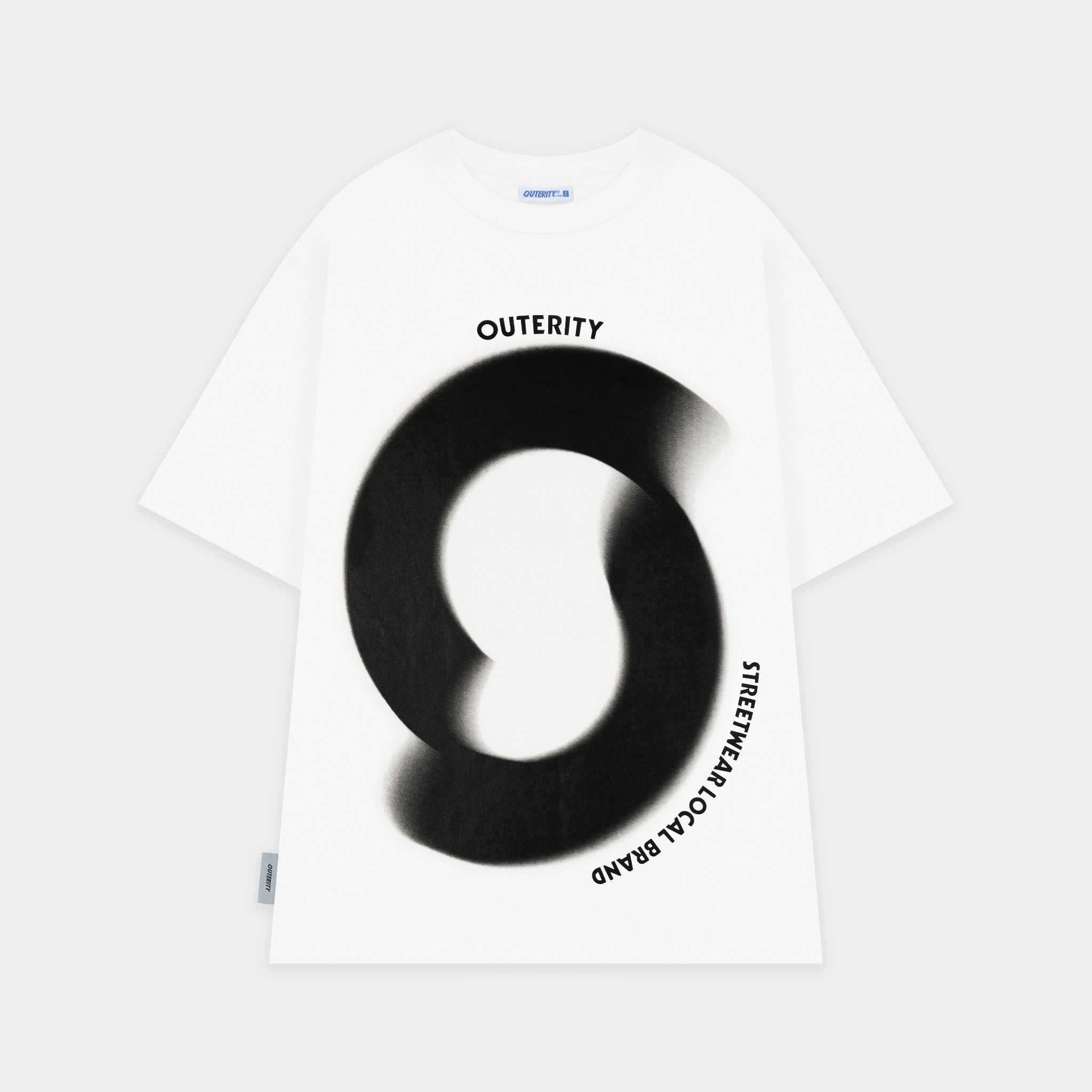 Outerity Illusion tee / White new