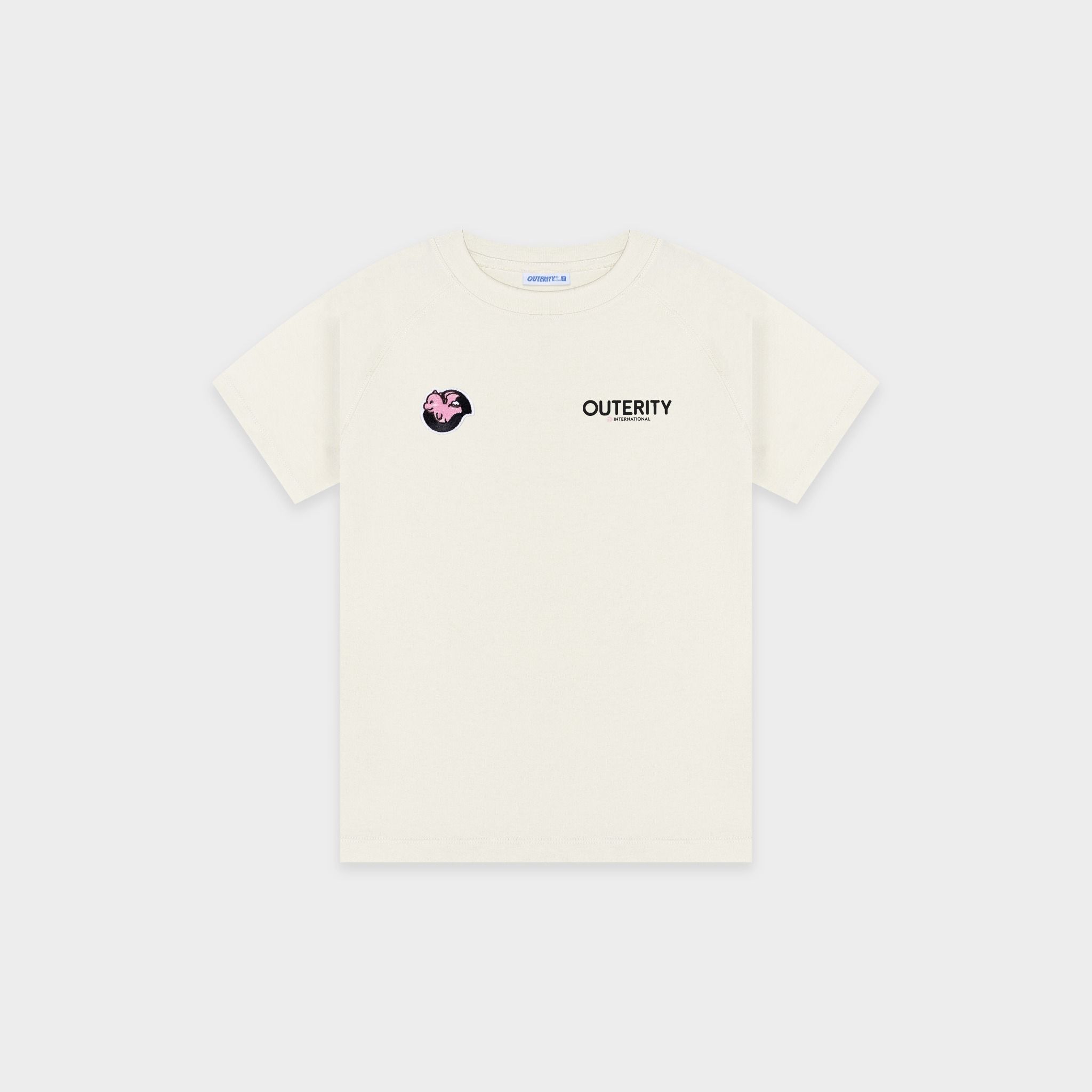 OuterityKids Dragon Tee / Cannoli Cream