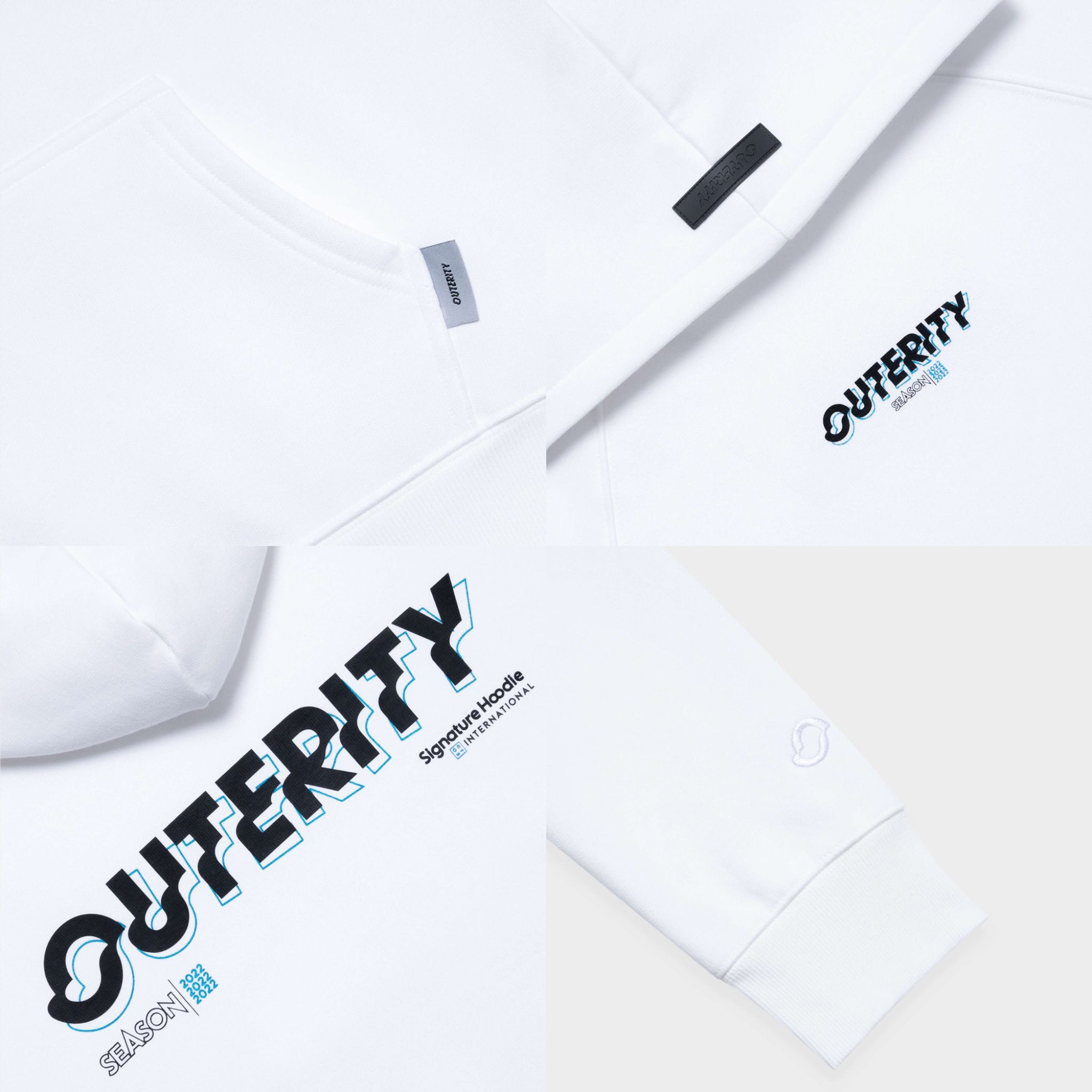 .SIGNATURE SEASON 2022 HOODIE / WHITE COLOR