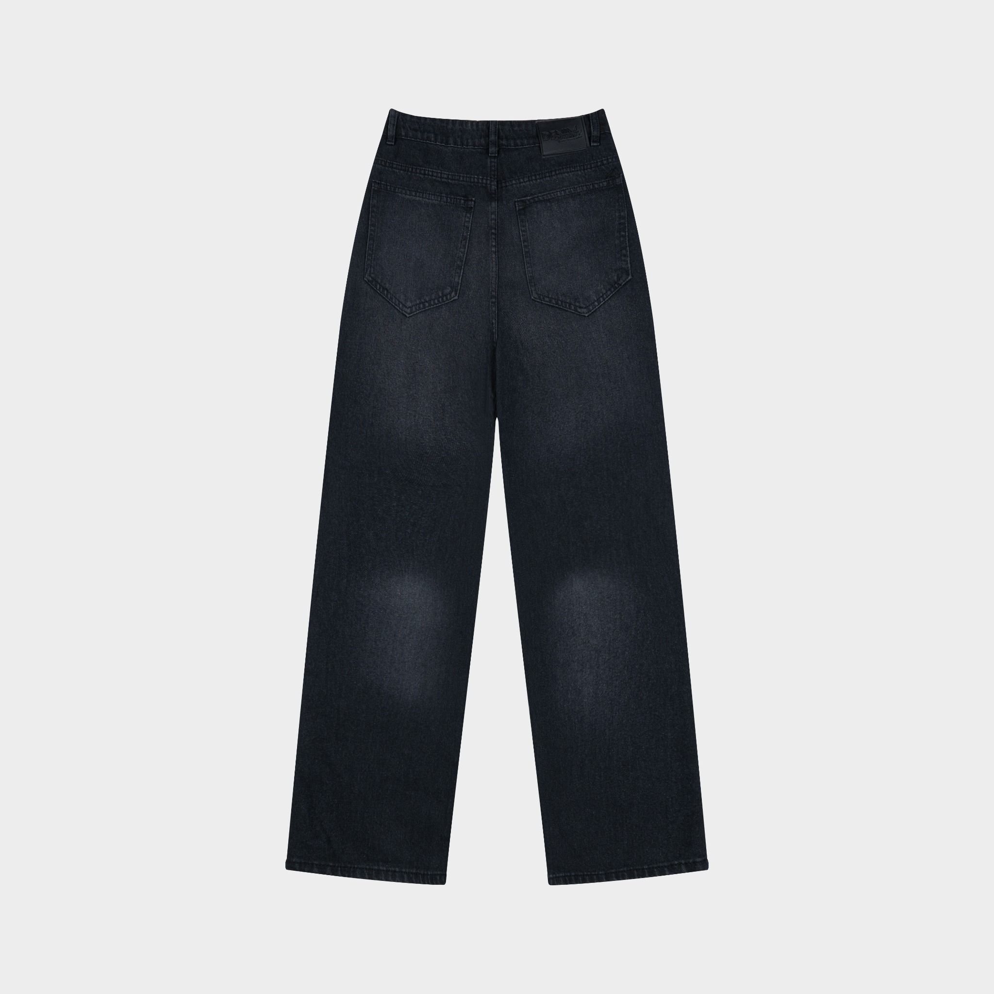  Outerity Jean Wash Cạp Cao Form Unisex /  Đen 