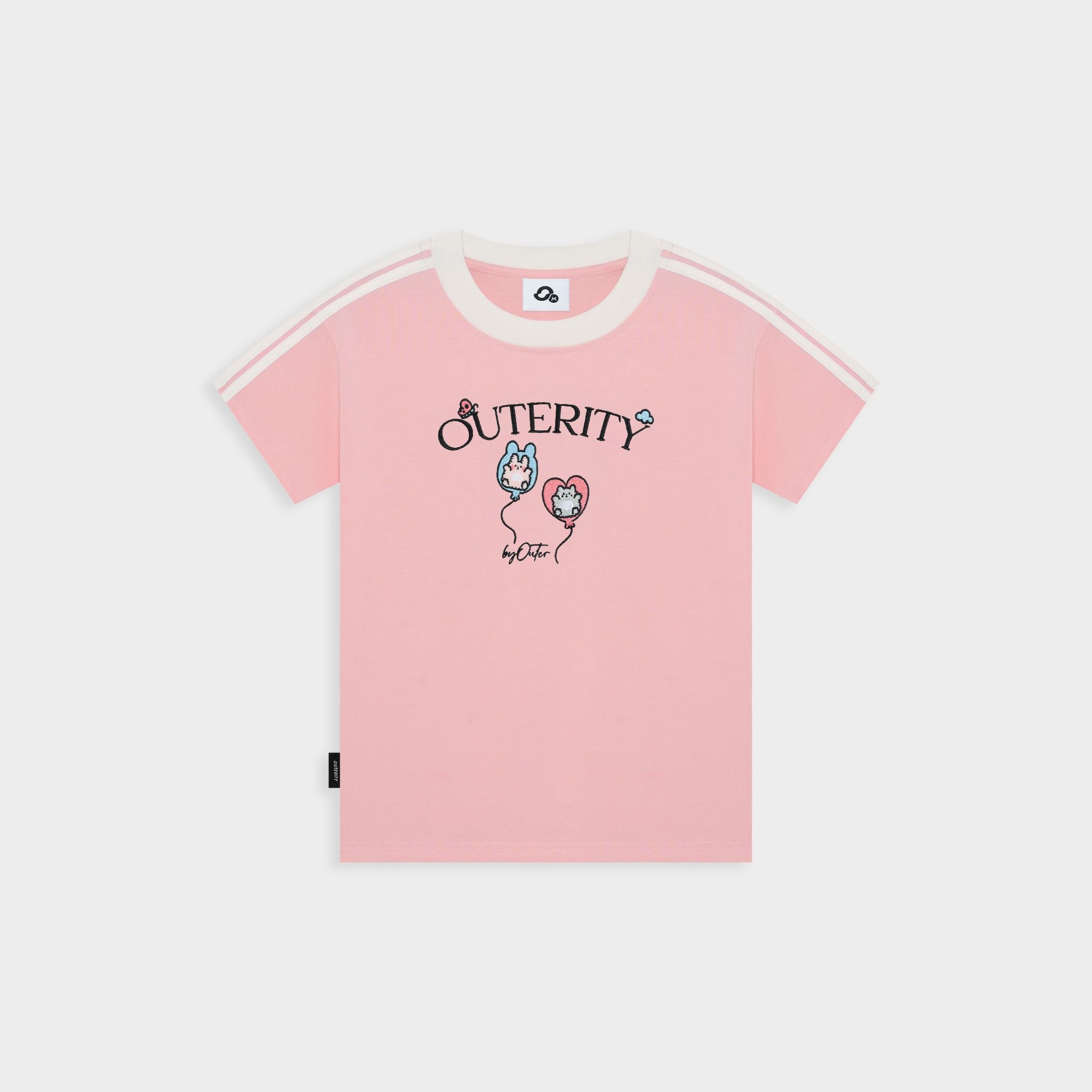 Áo Thun Baby Tee Phối Line Tay Outerity Bubble / Unisex Local Brand