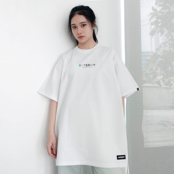 Rainbow Tee - White
