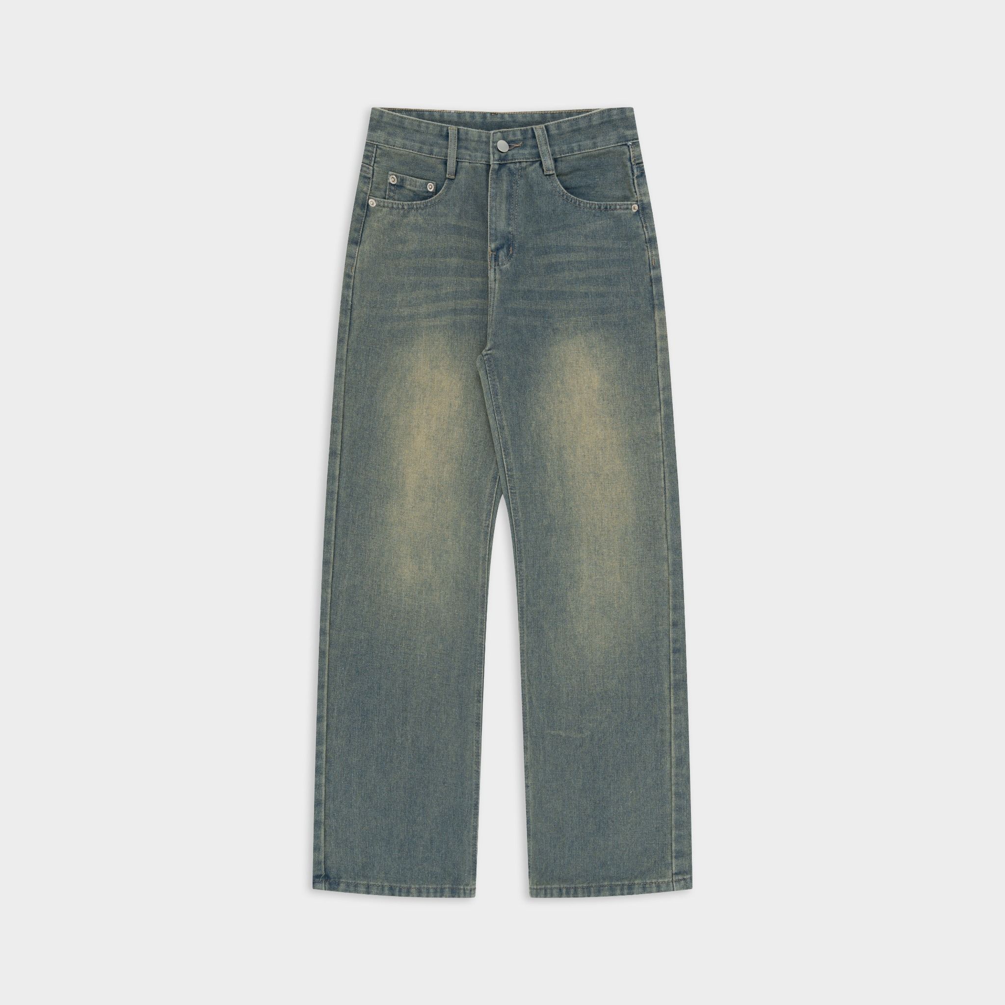 Outerity Jean Wash Ver.2 Cạp Cao Form Unisex