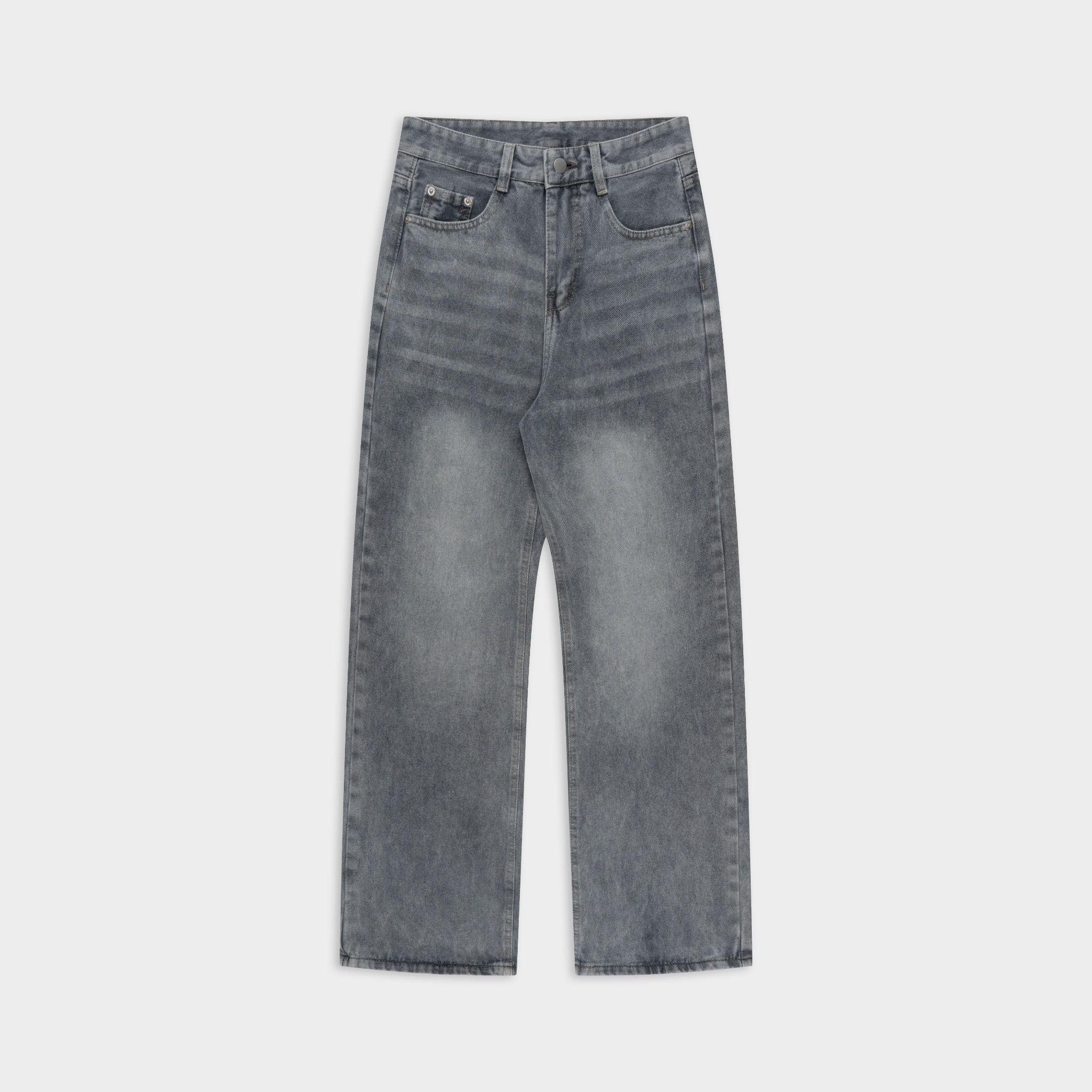 Outerity Jean Wash Ver.2 Cạp Cao Form Unisex