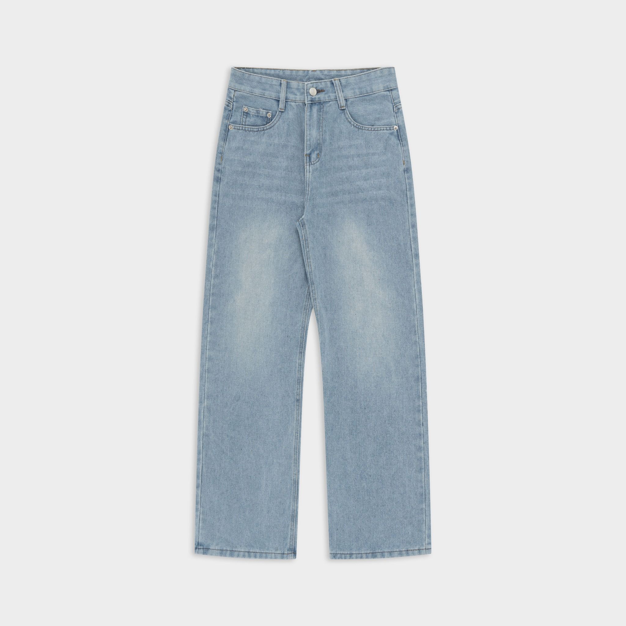 Outerity Jean Wash Ver.2 Cạp Cao Form Unisex
