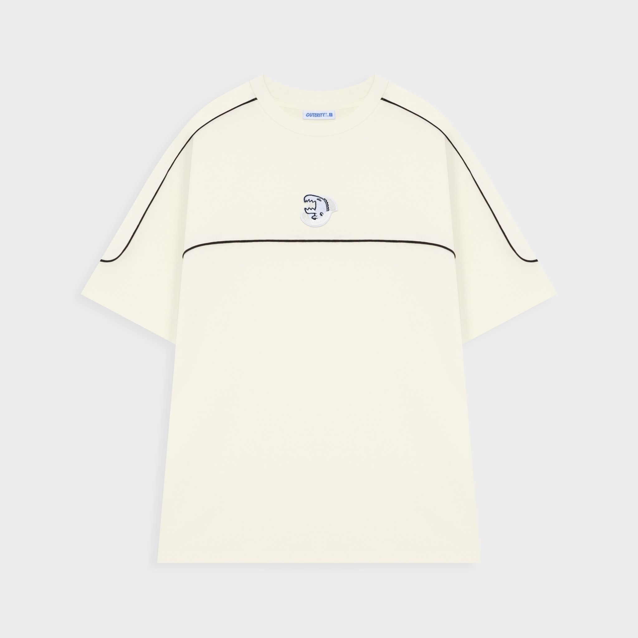 Outerity Line Dino Tee / Cano - Black