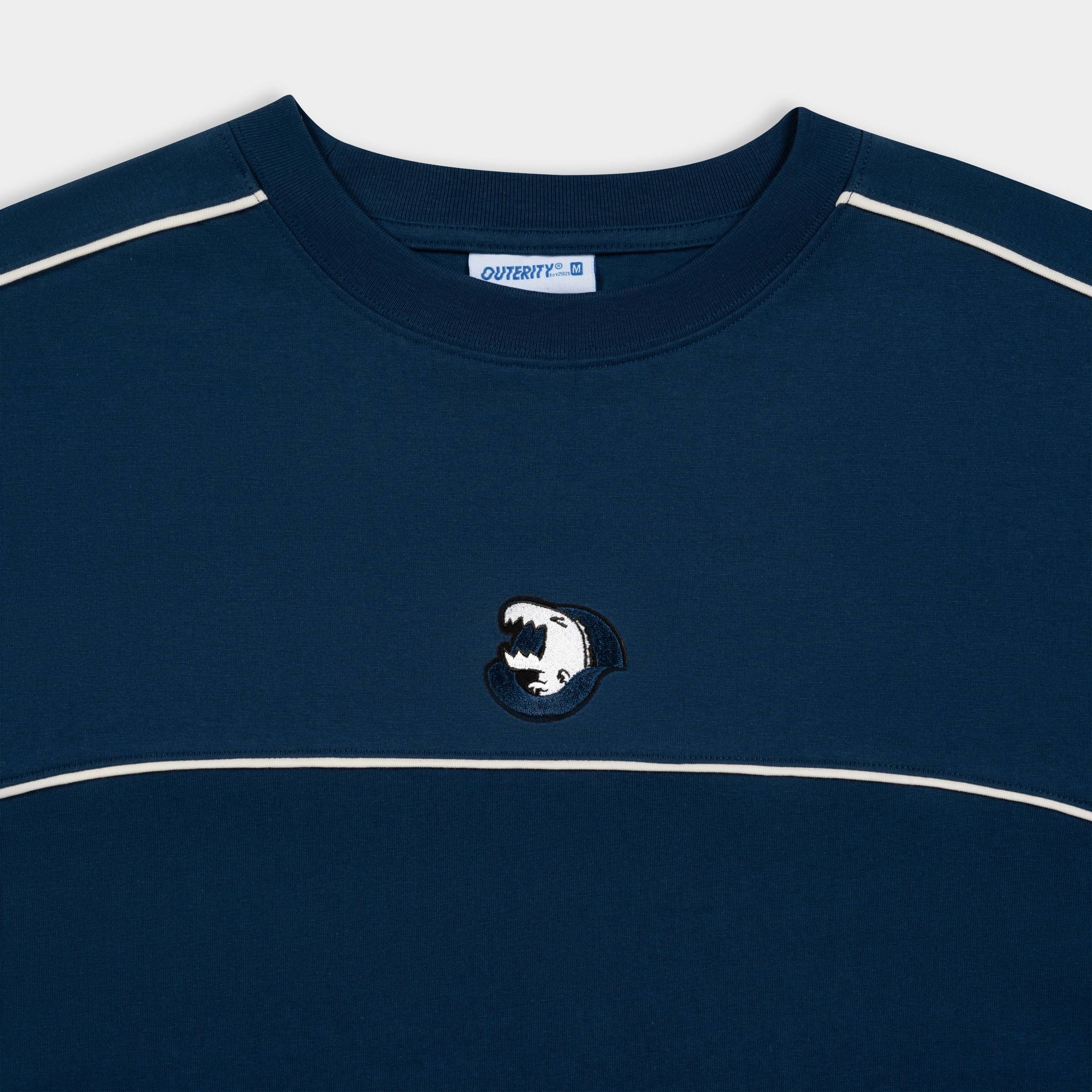  Outerity Line Dino Tee / Navy - Cano 