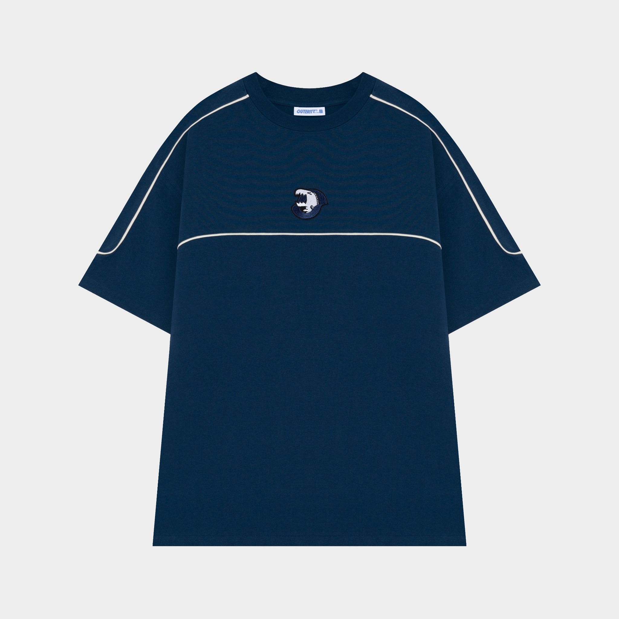 Outerity Line Dino Tee / Navy - Cano