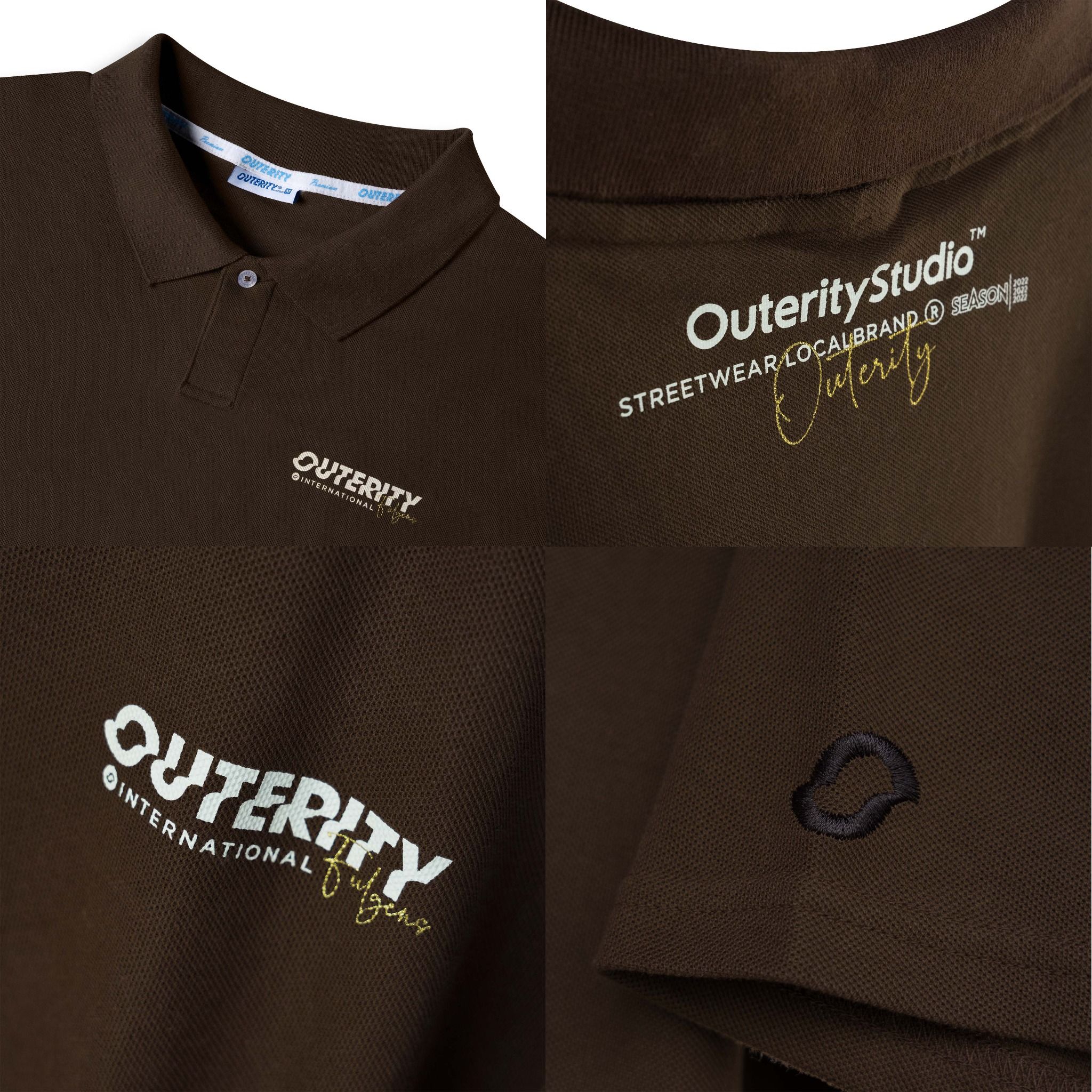 POLO OUTERITY FULGENS / BROWN COLOR