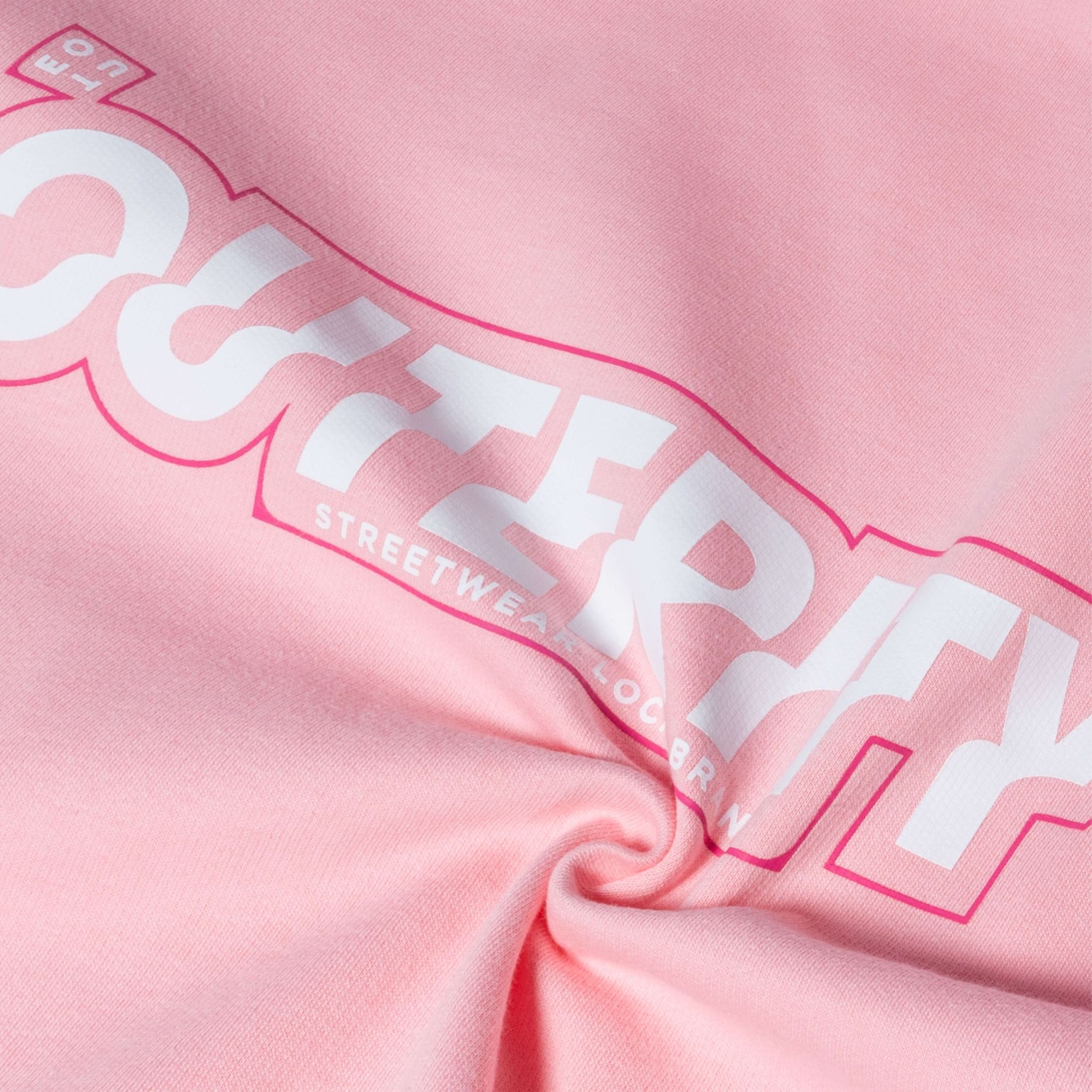  HOODIE ZIP SIGNATURE / PINK PASTEL COLOR 