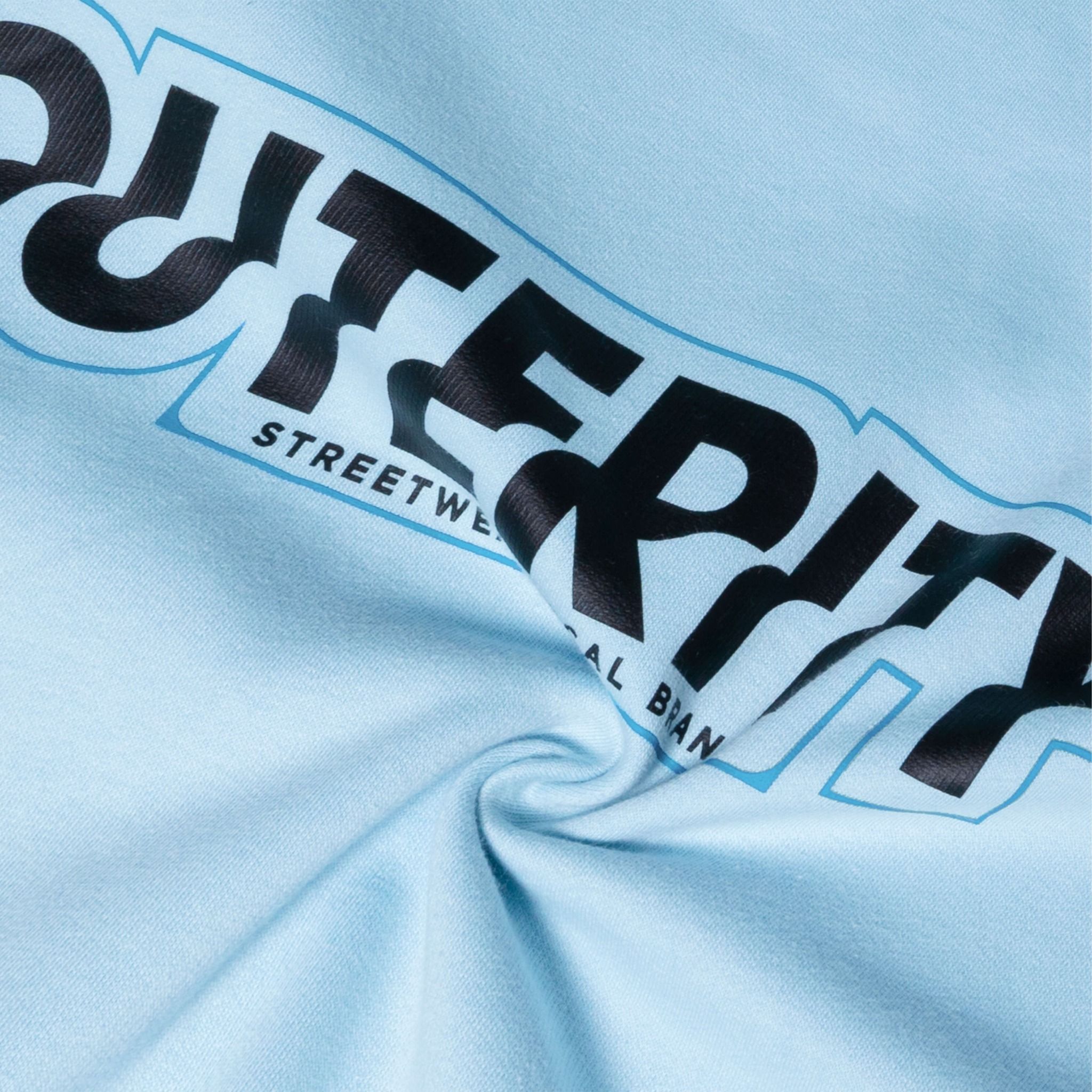 HOODIE ZIP SIGNATURE / SKY BLUE COLOR