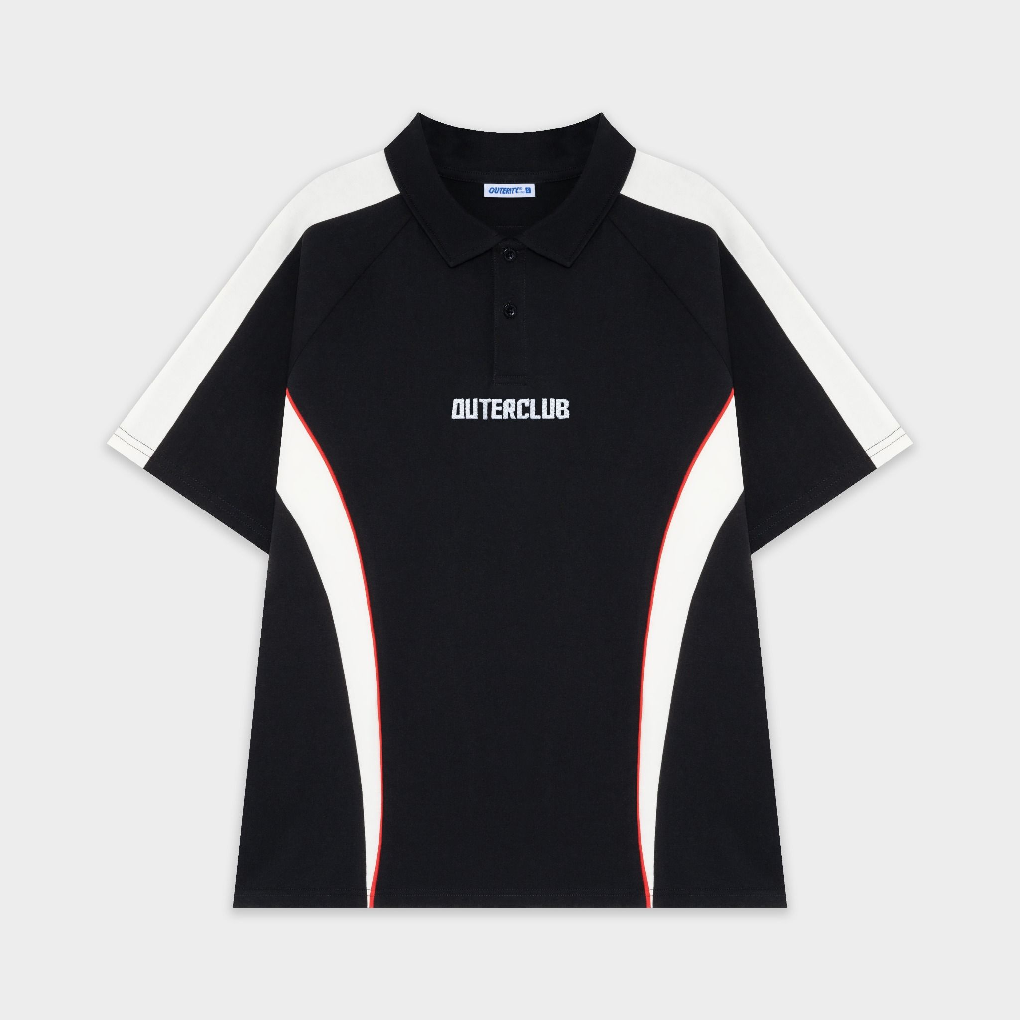 Polo Outerity Streaky / Black - Canoli - OSD5 1002