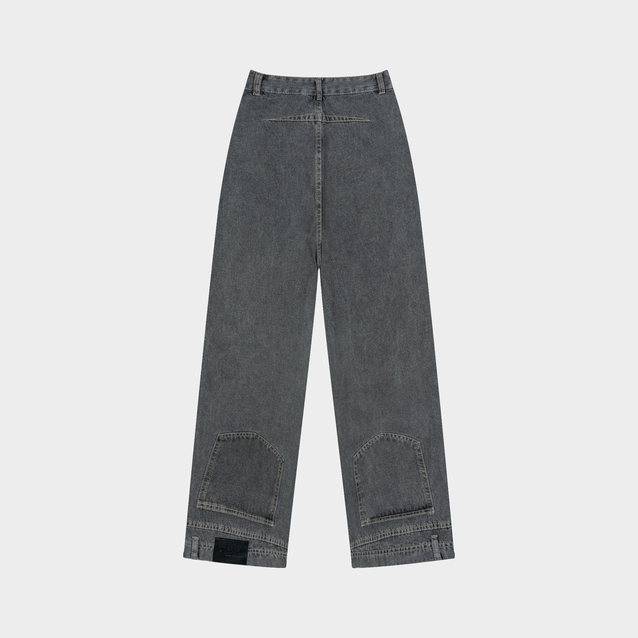 Outerity Jean Bottom Up Form Unisex / Xám Tiêu