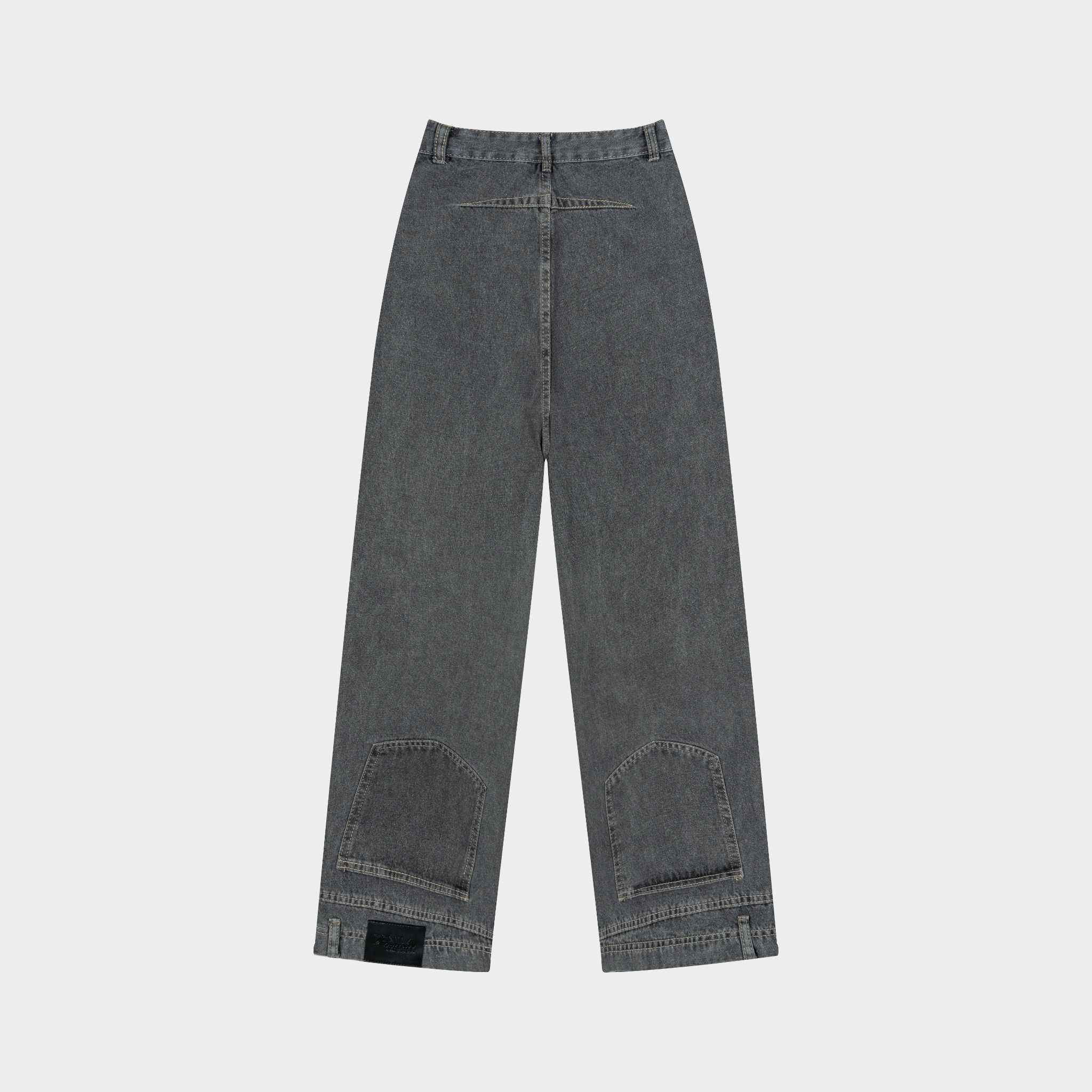  Outerity Jean Bottom Up Form Unisex  /  Xám Tiêu 