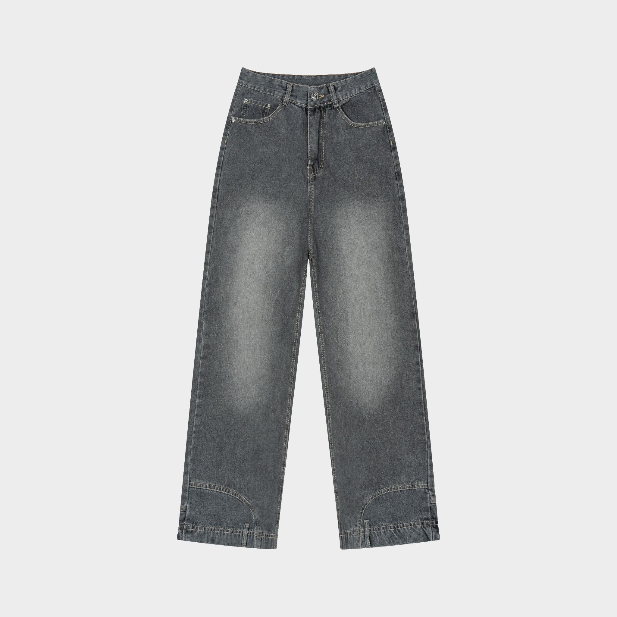  Outerity Jean Bottom Up Form Unisex  /  Xám Tiêu 