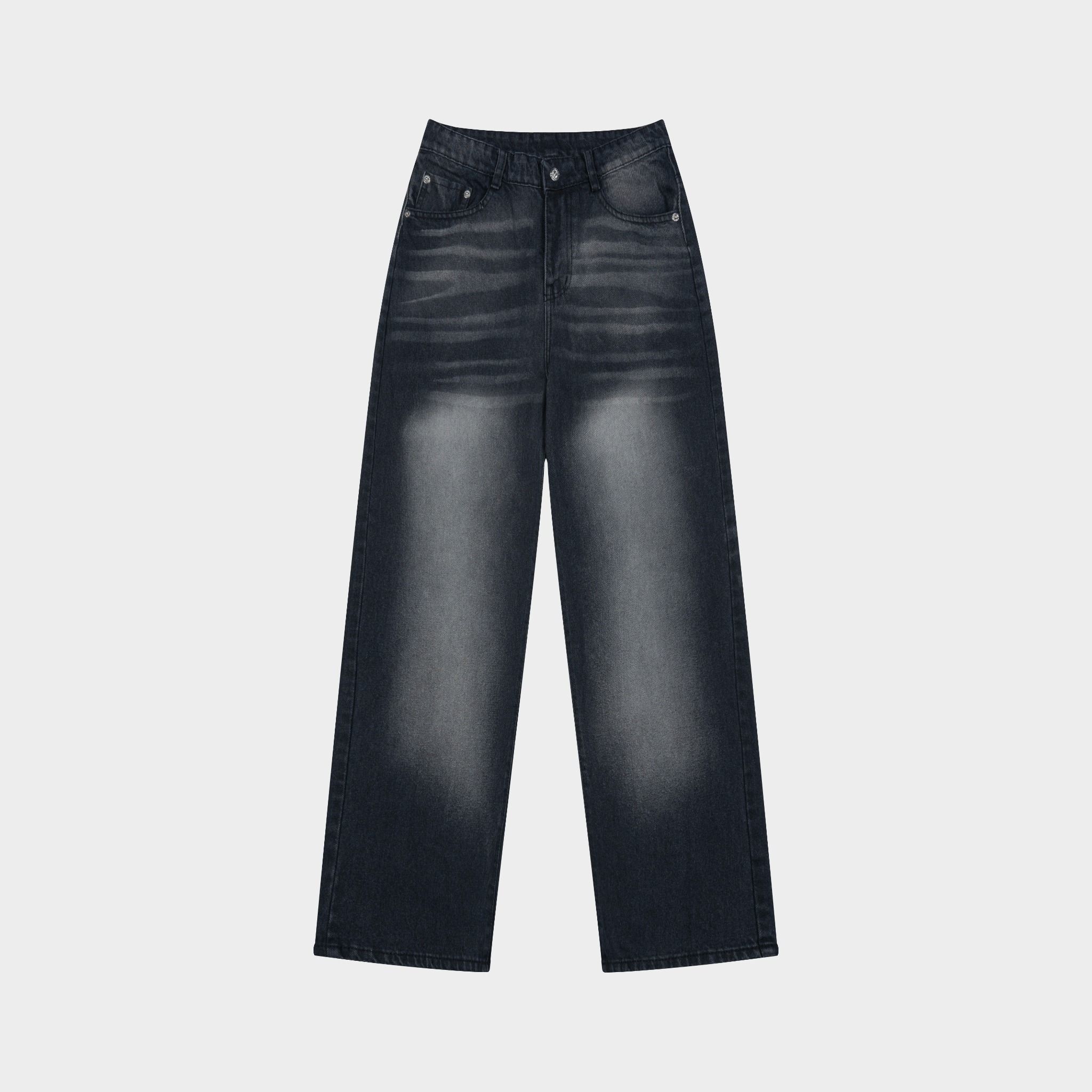 Outerity Jean Wash Ver.2 Cạp Cao Form Unisex