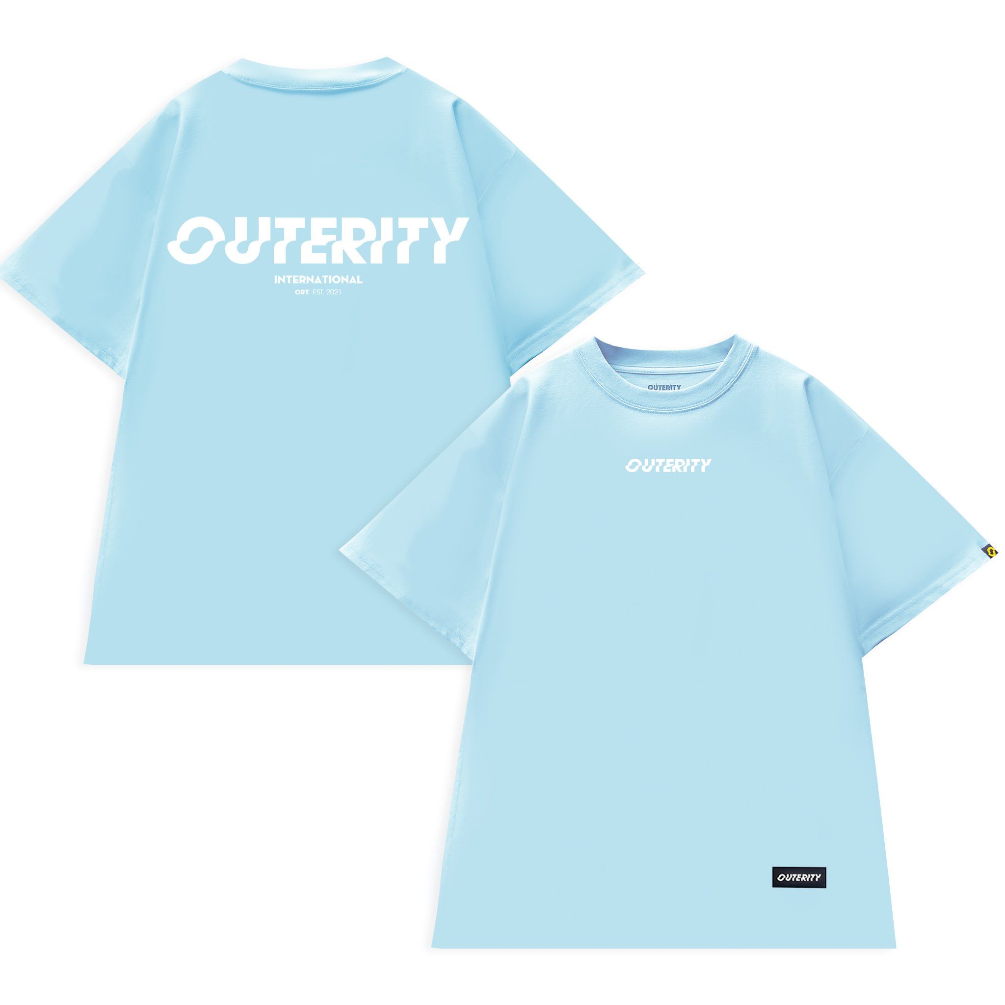 SIGNATURE TEE - SKY BLUE