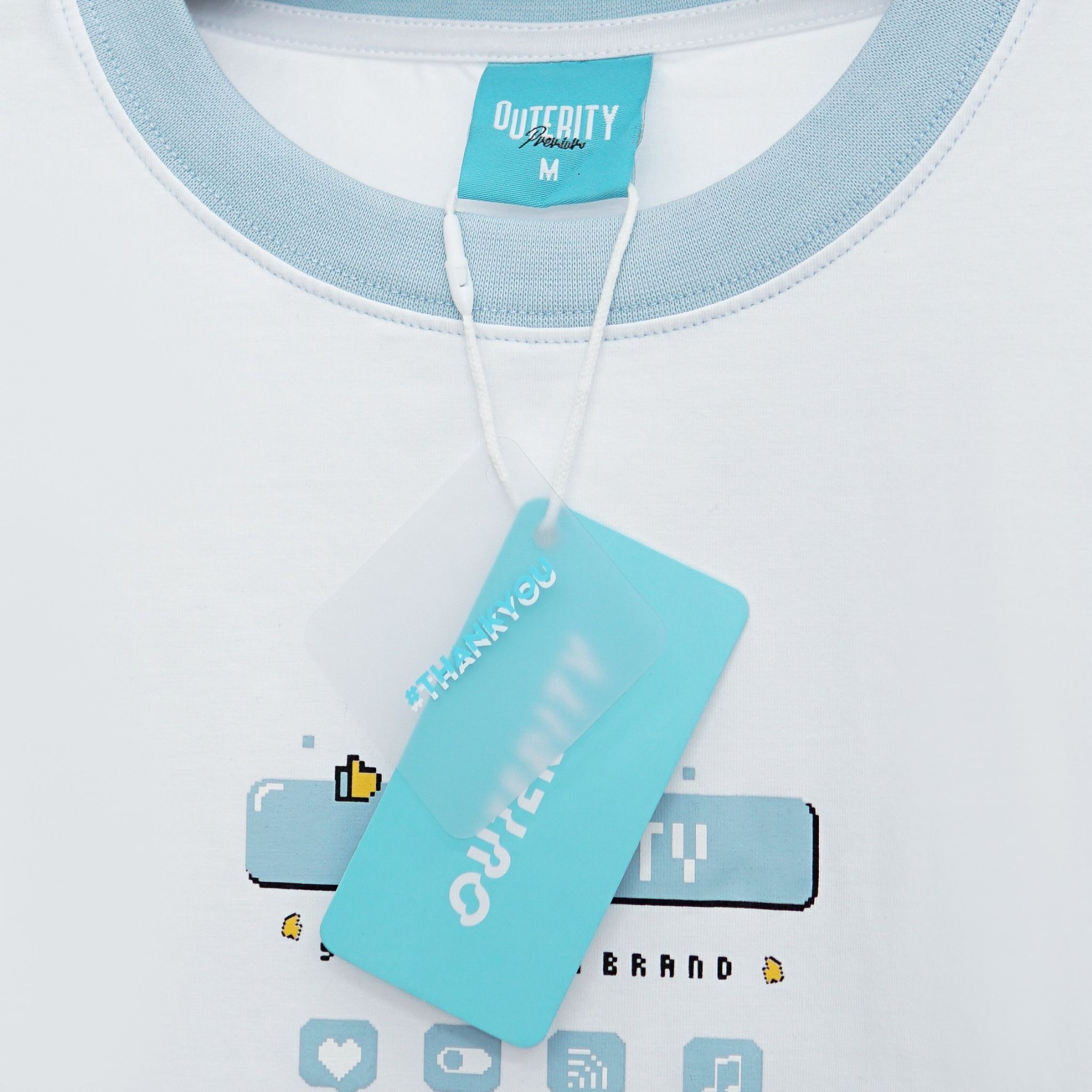 8 BIT ICON - BLUE TEE/ Ver 2.0